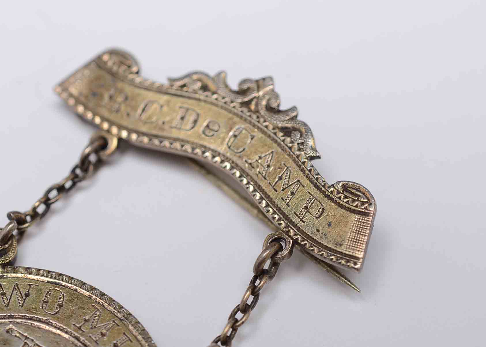 Pair of Circa 19th Century Camp Medal
