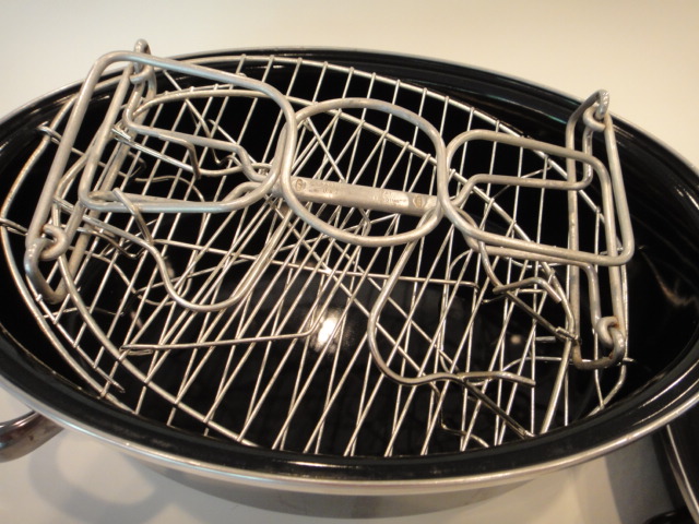 Large Black Enamel Roasting Pan