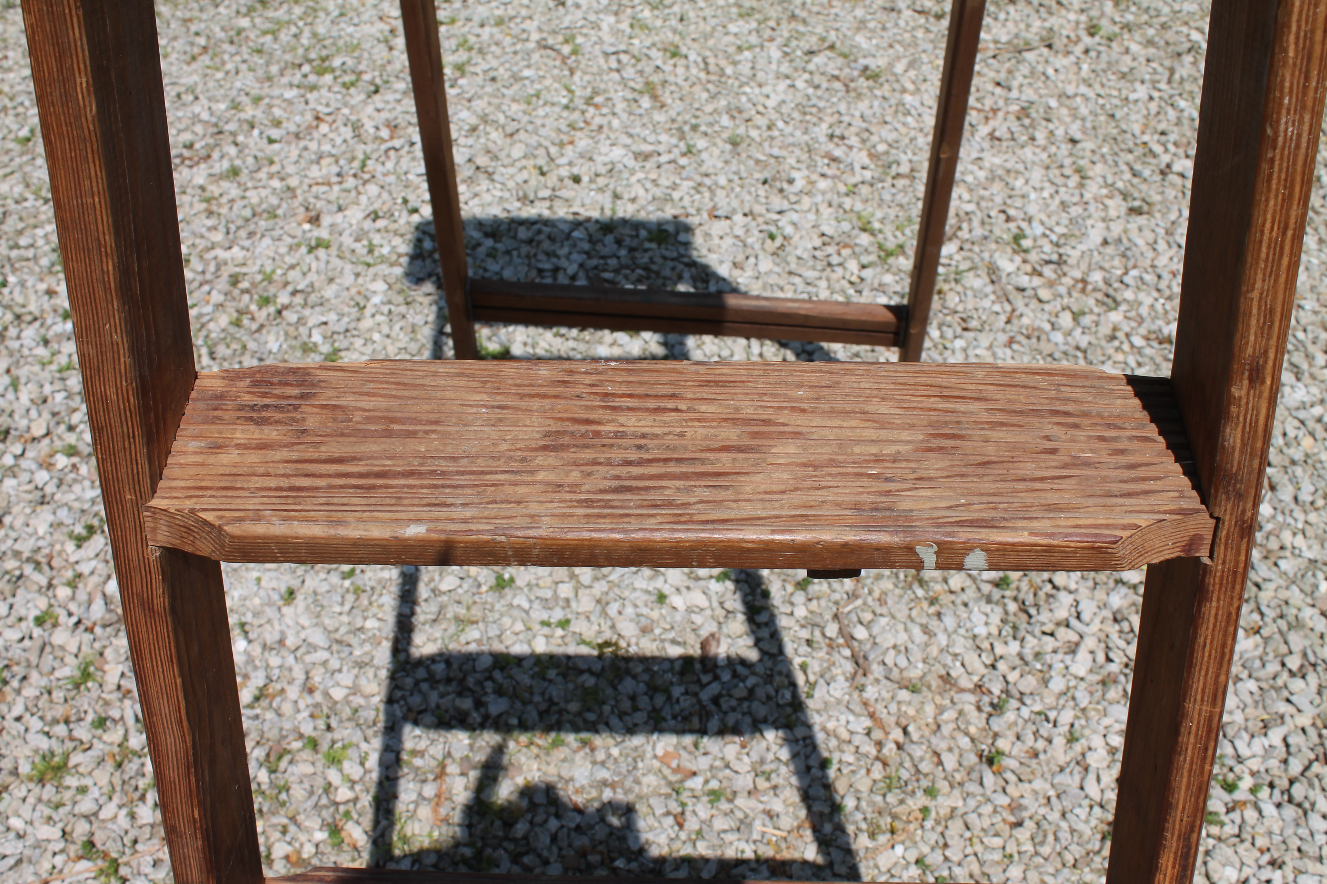 Wooden Five Step Ladder