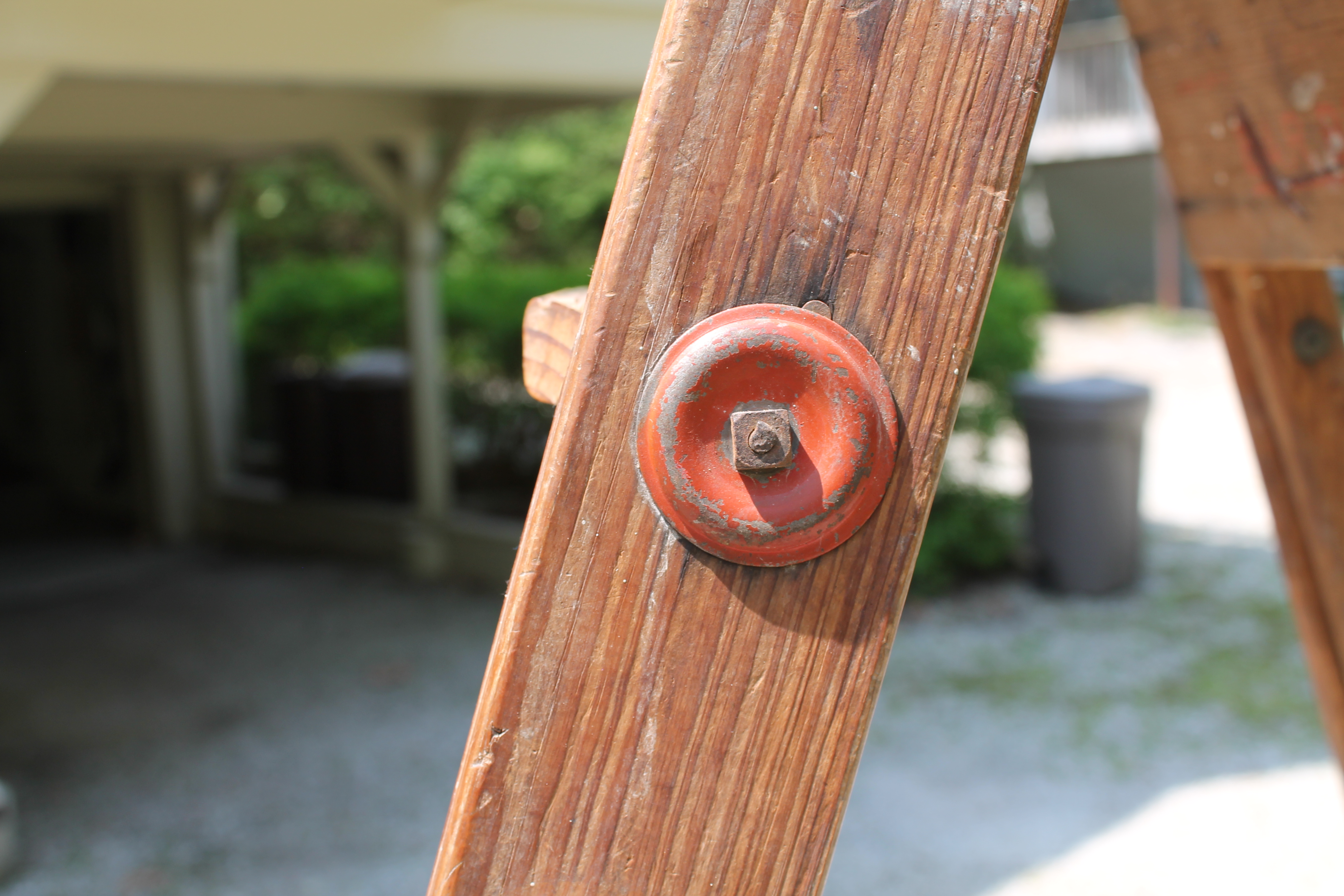 Wooden Five Step Ladder