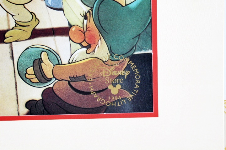 Walt Disney Snow White Schmid Set and Commemorative Lithograph