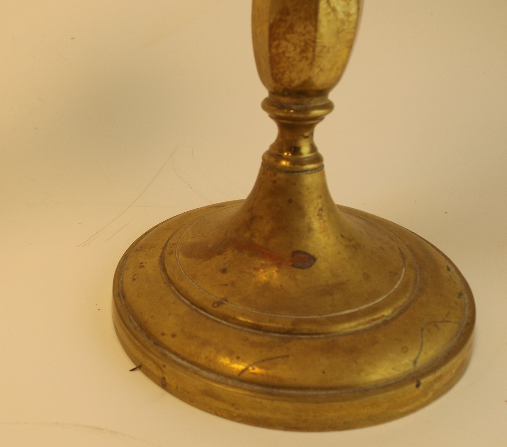 Pair of Brass Candelabra