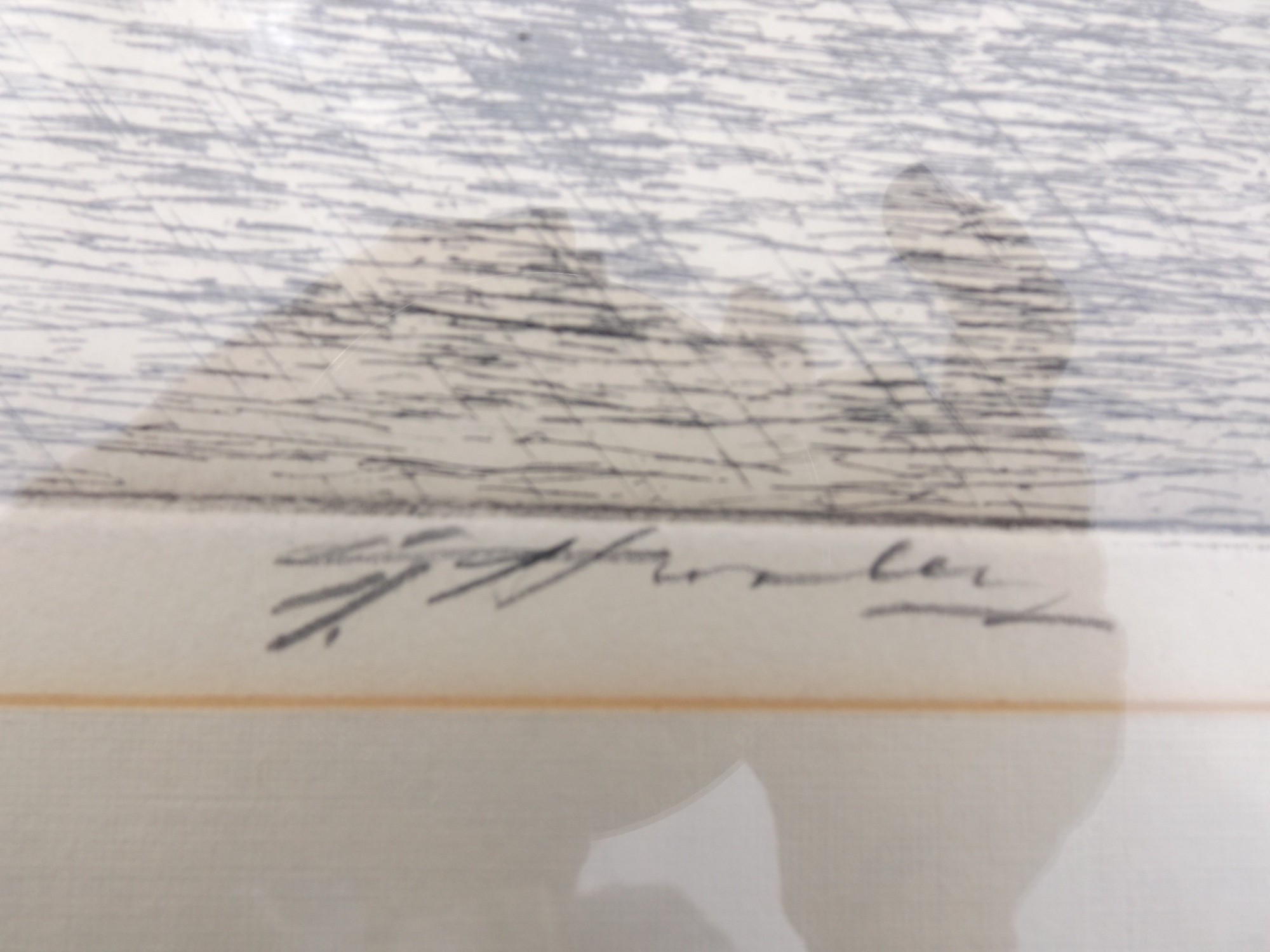 Pencil-Signed E.T. Hurley Etching, circa 1937