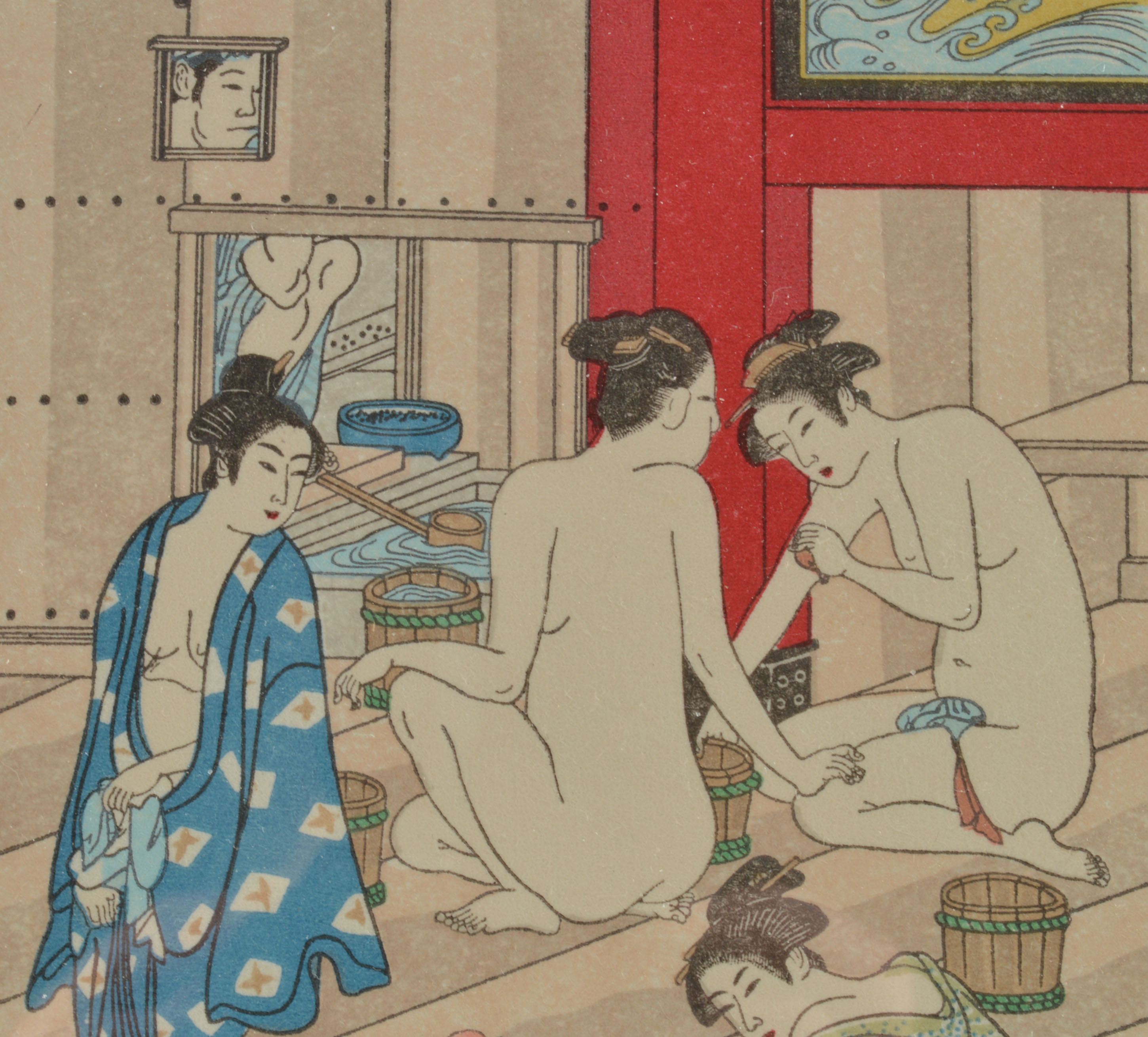 Kiyonaga Torii Japanese Woodcut Reproduction 
