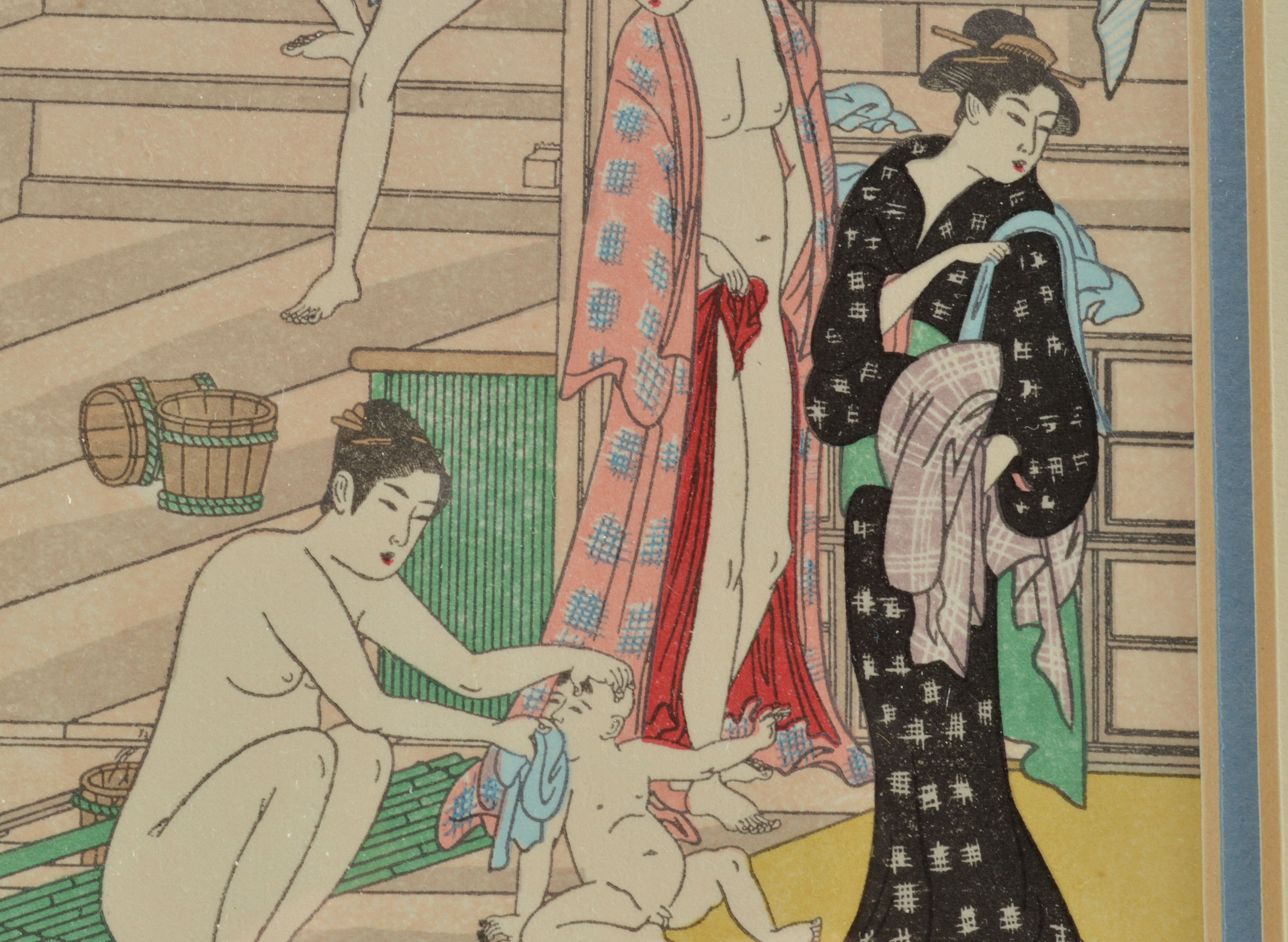 Kiyonaga Torii Japanese Woodcut Reproduction 