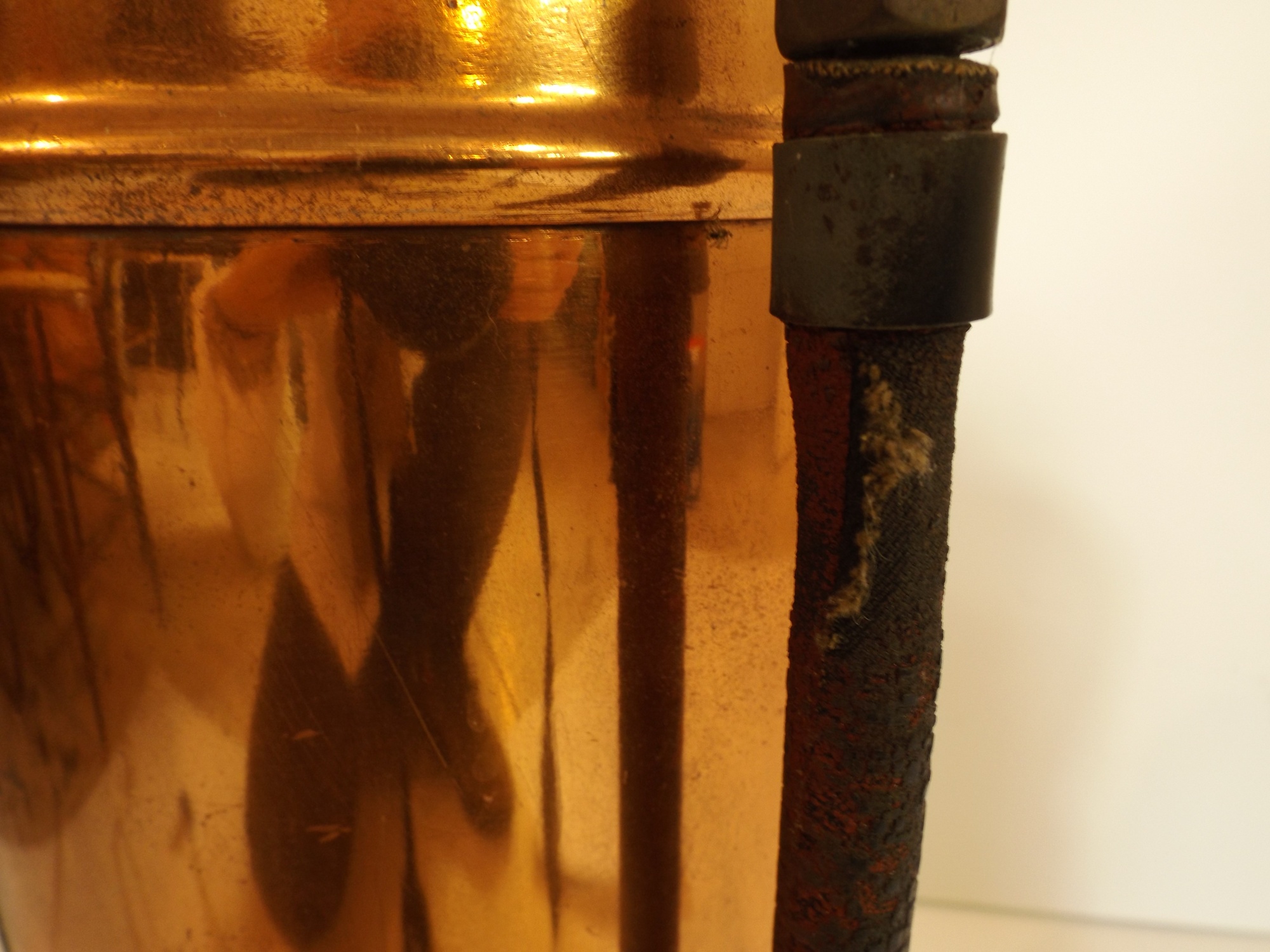 Repurposed Copper Fire Extinguisher Lamp