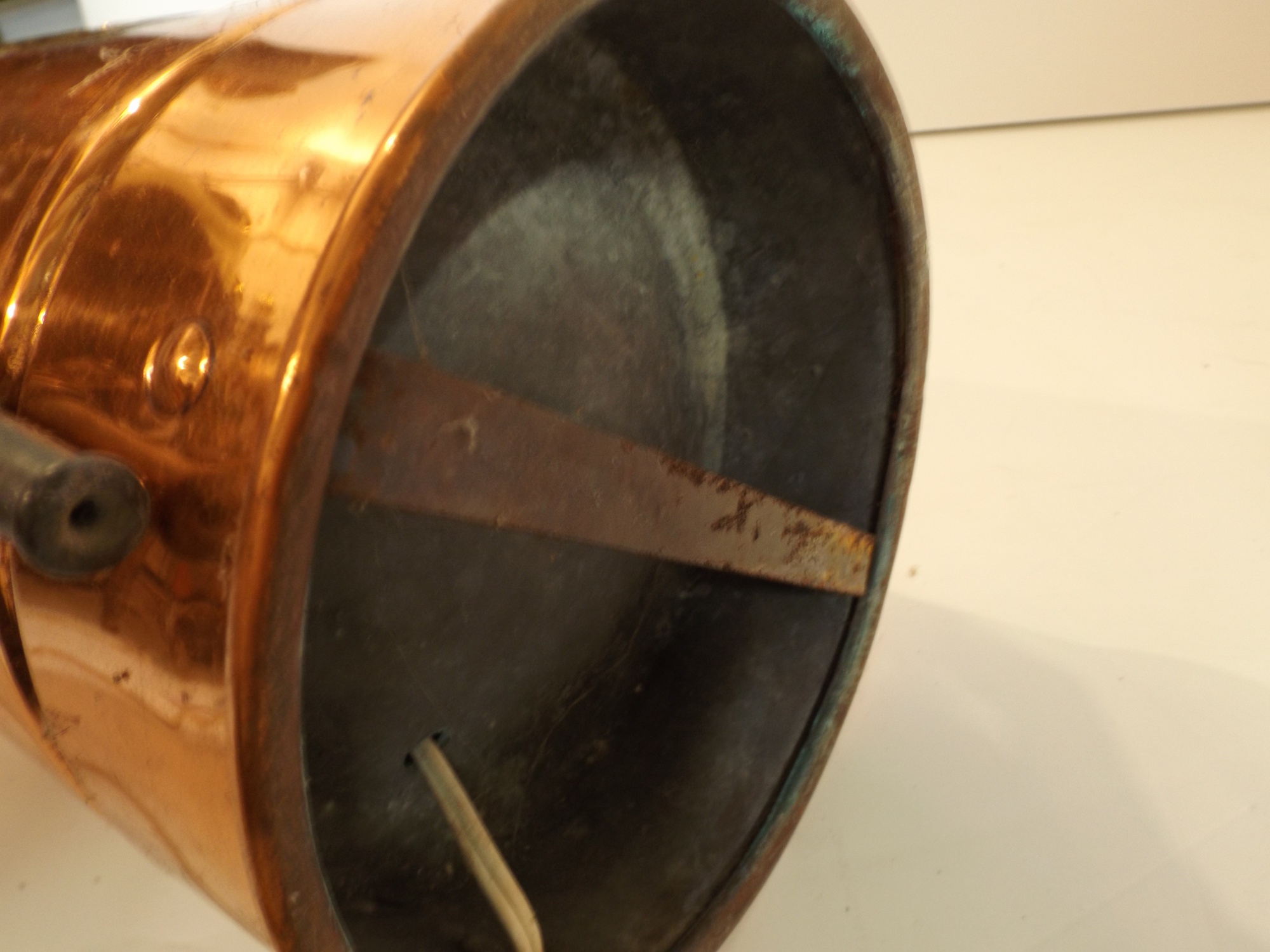 Repurposed Copper Fire Extinguisher Lamp