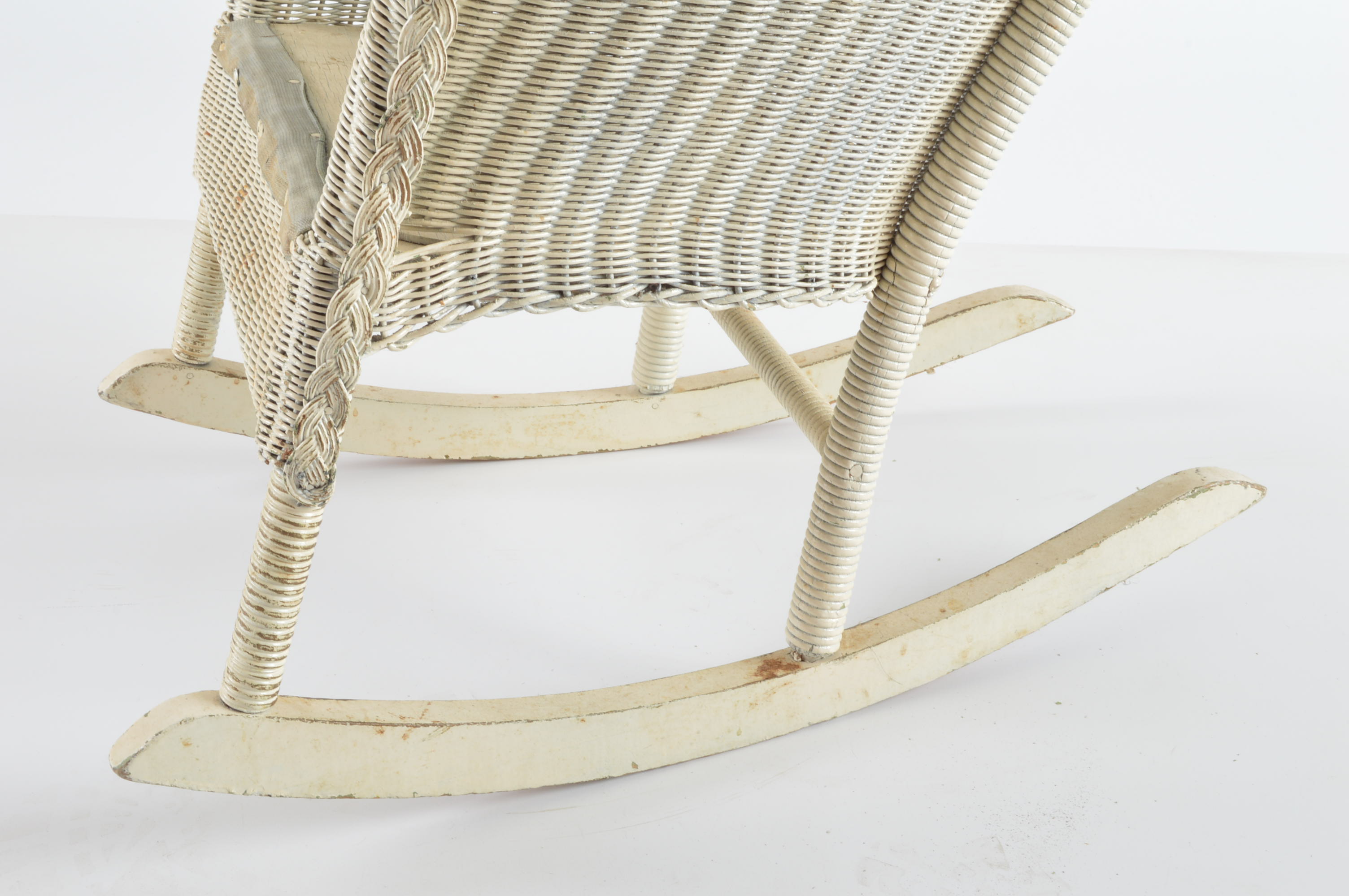 Vintage Child's Wicker Rocking Chair