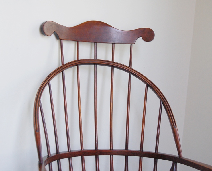 Antique Sack-Back with Comb Windsor Armchair