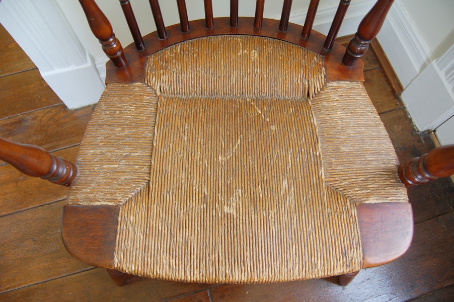 Antique Sack-Back with Comb Windsor Armchair