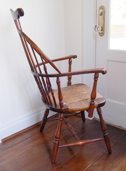 Antique Sack-Back with Comb Windsor Armchair