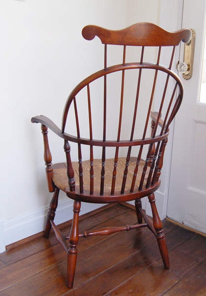 Antique Sack-Back with Comb Windsor Armchair