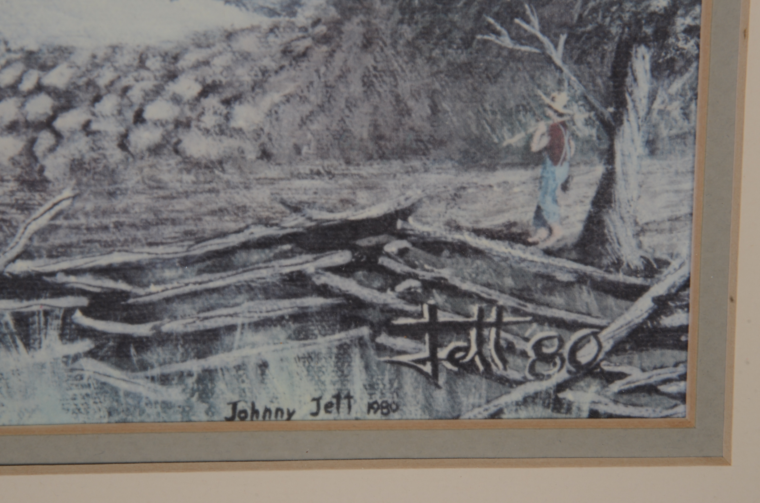 Johnny Jett Print Titled "Muse's Mill 1870, Muse's Mill Kentucky"