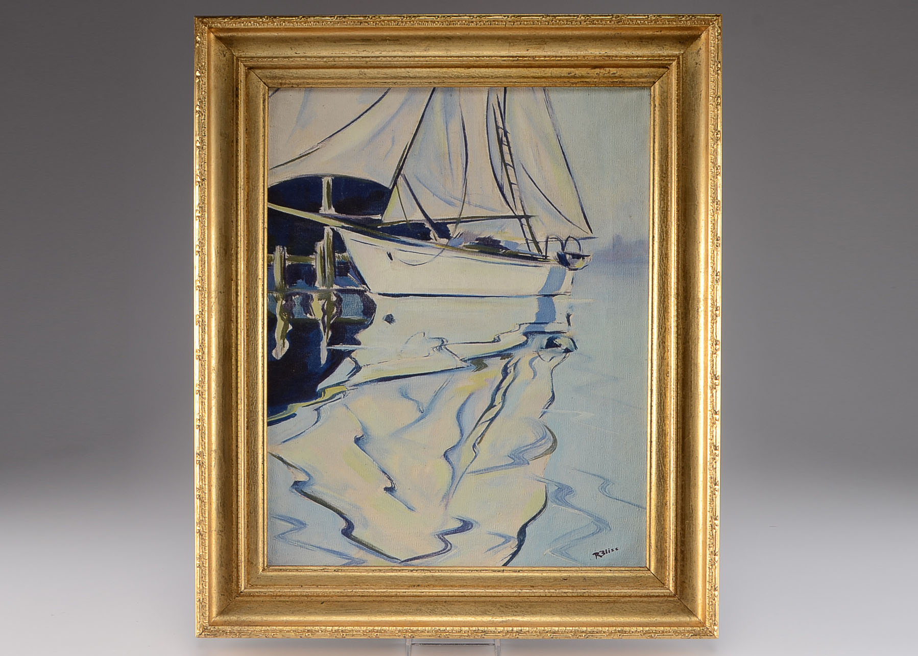 Original Robert Bliss Oil on Canvas Painting 