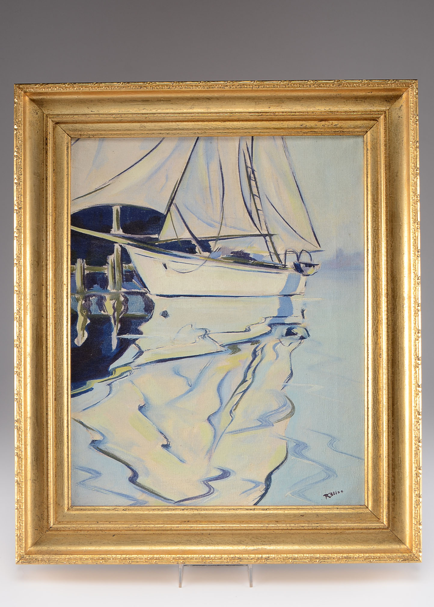 Original Robert Bliss Oil on Canvas Painting 