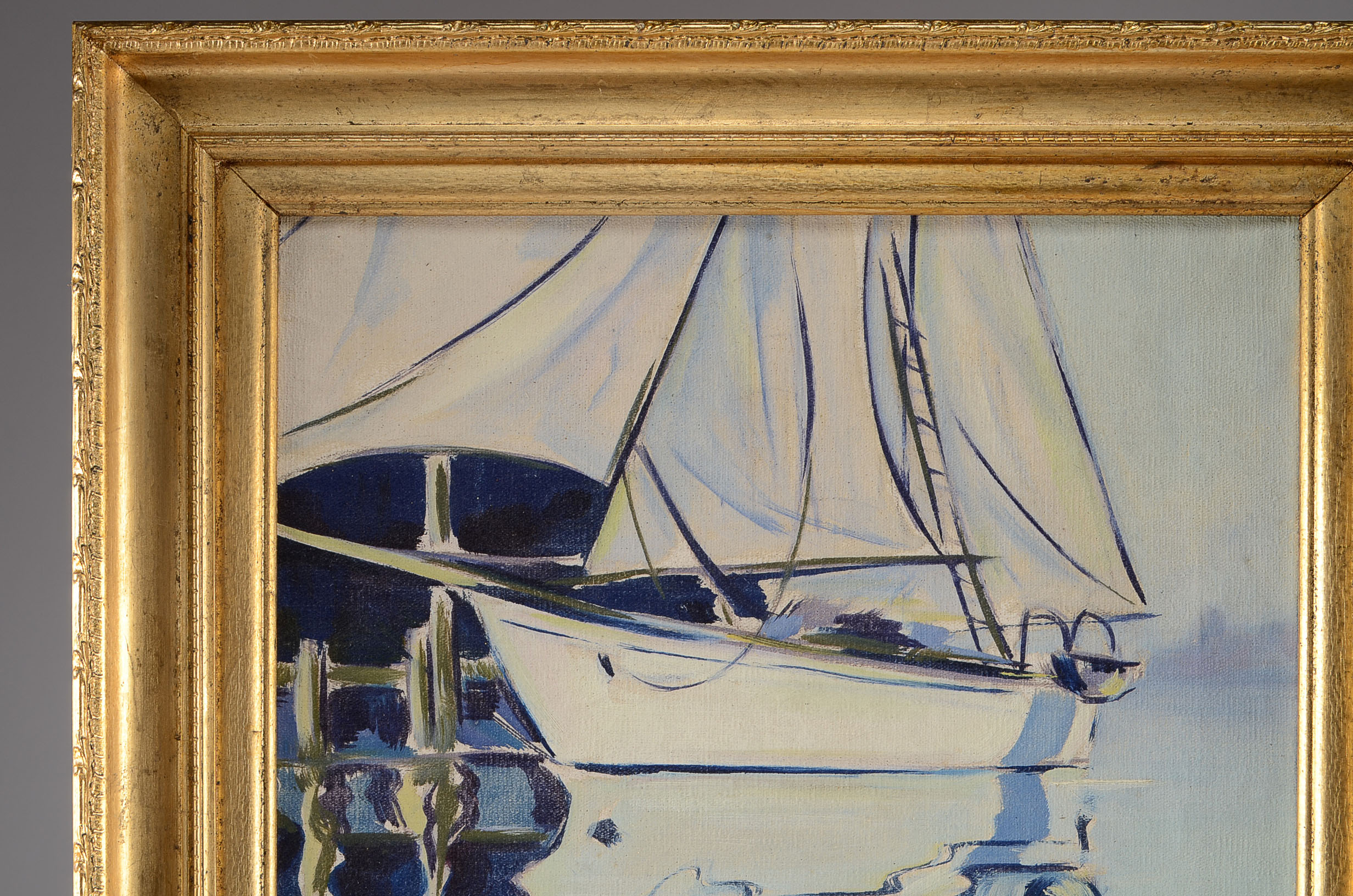 Original Robert Bliss Oil on Canvas Painting 