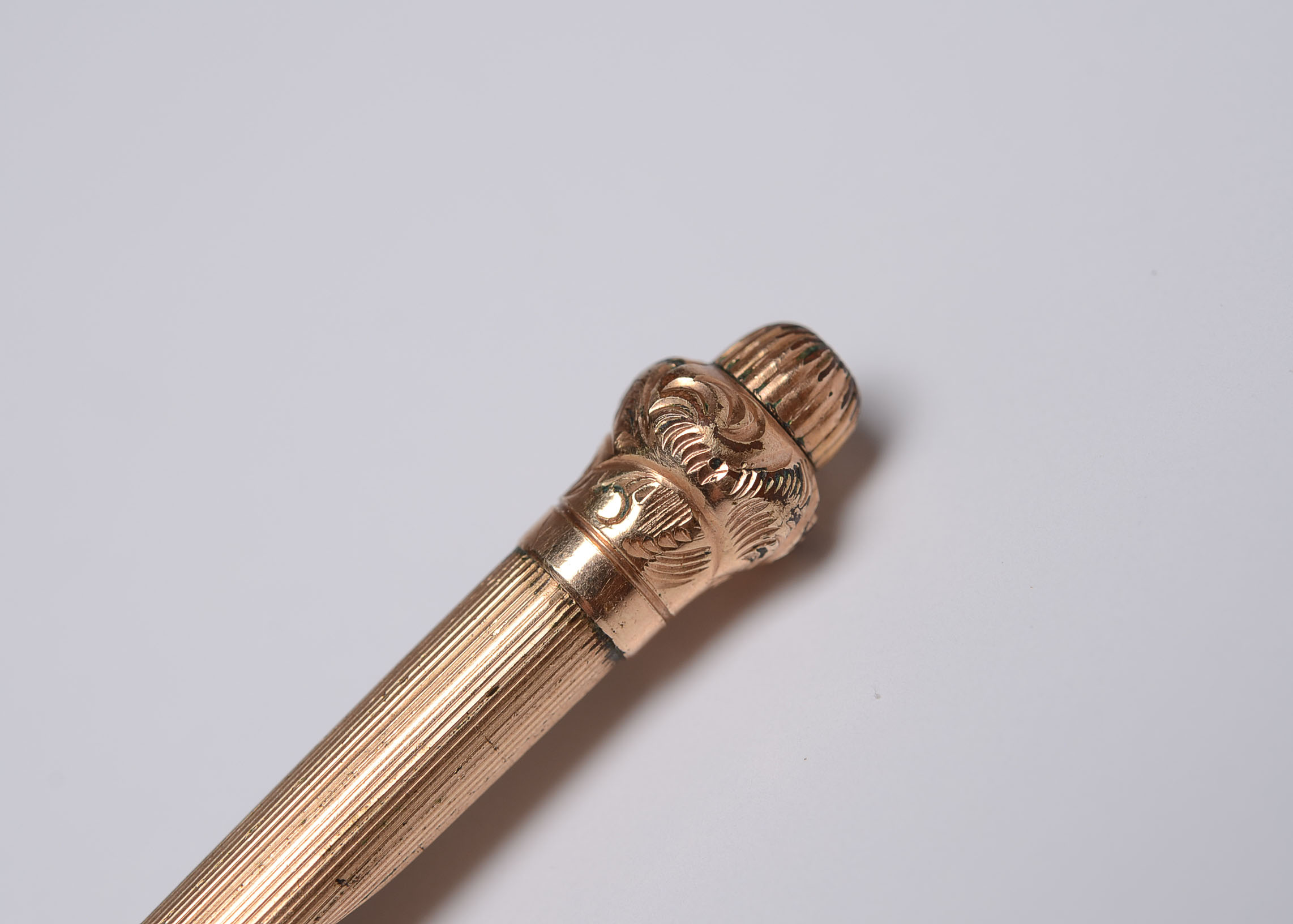 Antique Gold Plated Victorian Fountain Pen