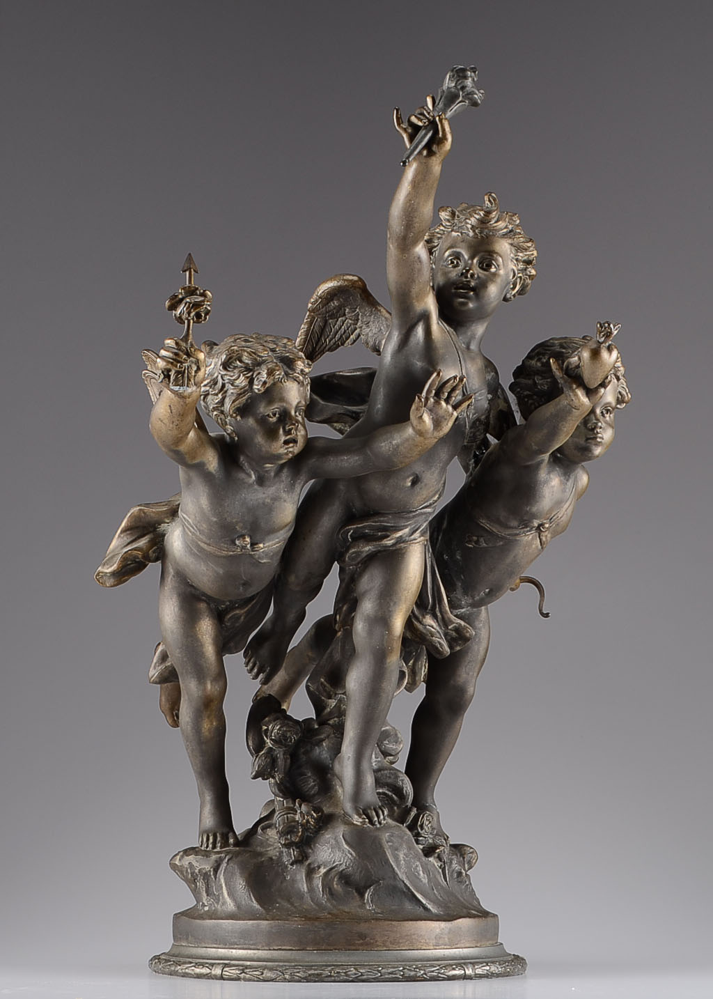 Jean Louis Gregoire, 1840-1890, France, "Love's Victory" Statue