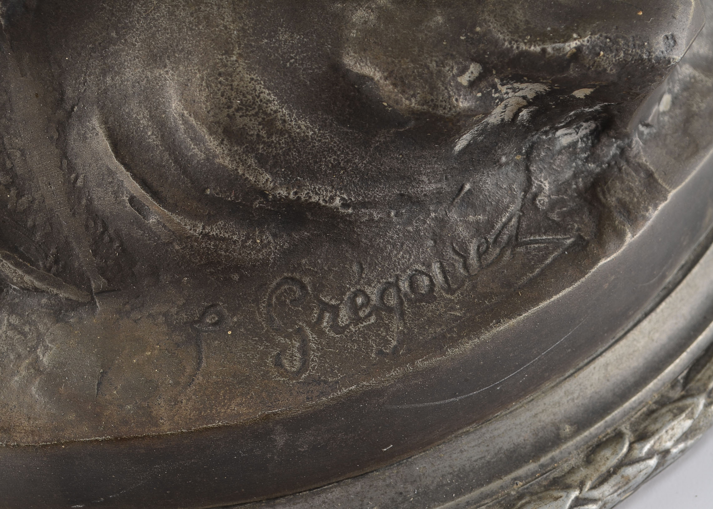 Jean Louis Gregoire, 1840-1890, France, "Love's Victory" Statue