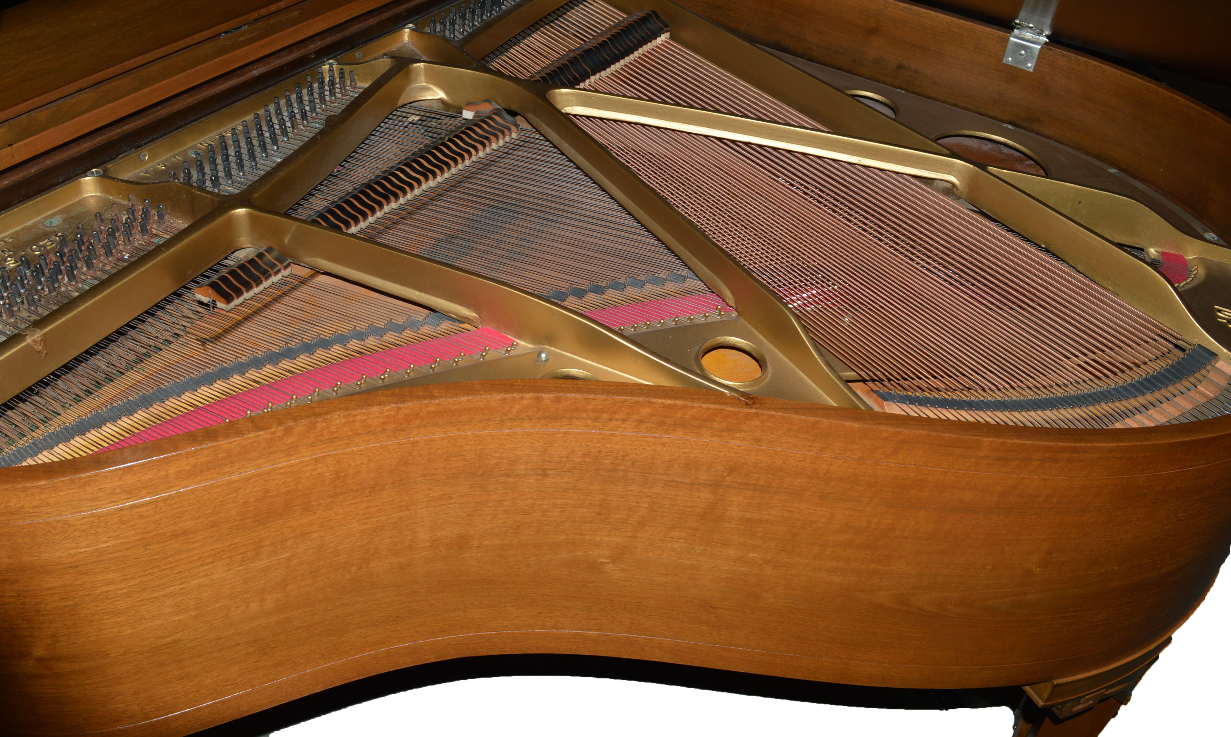 George Steck Player Baby Grand Piano and Bench