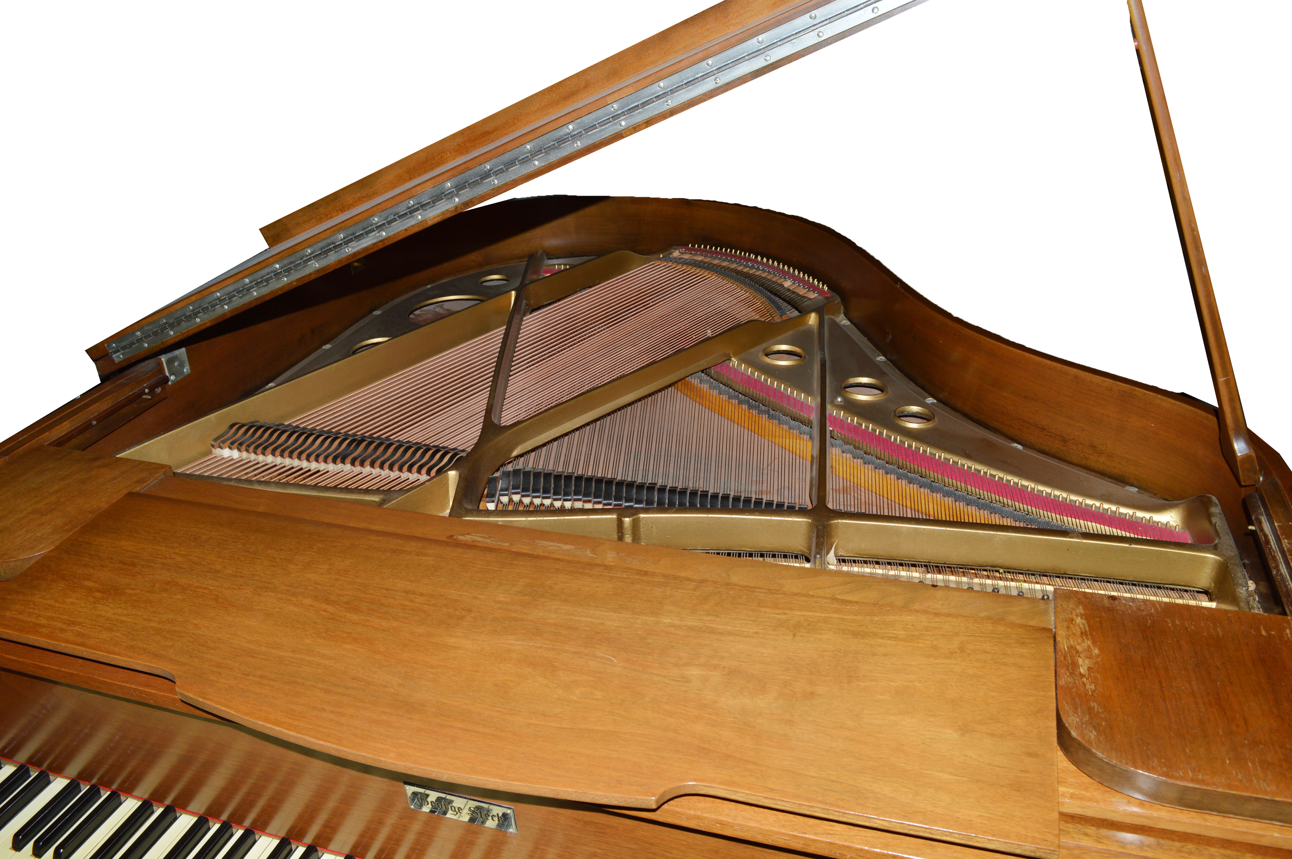 George Steck Player Baby Grand Piano and Bench