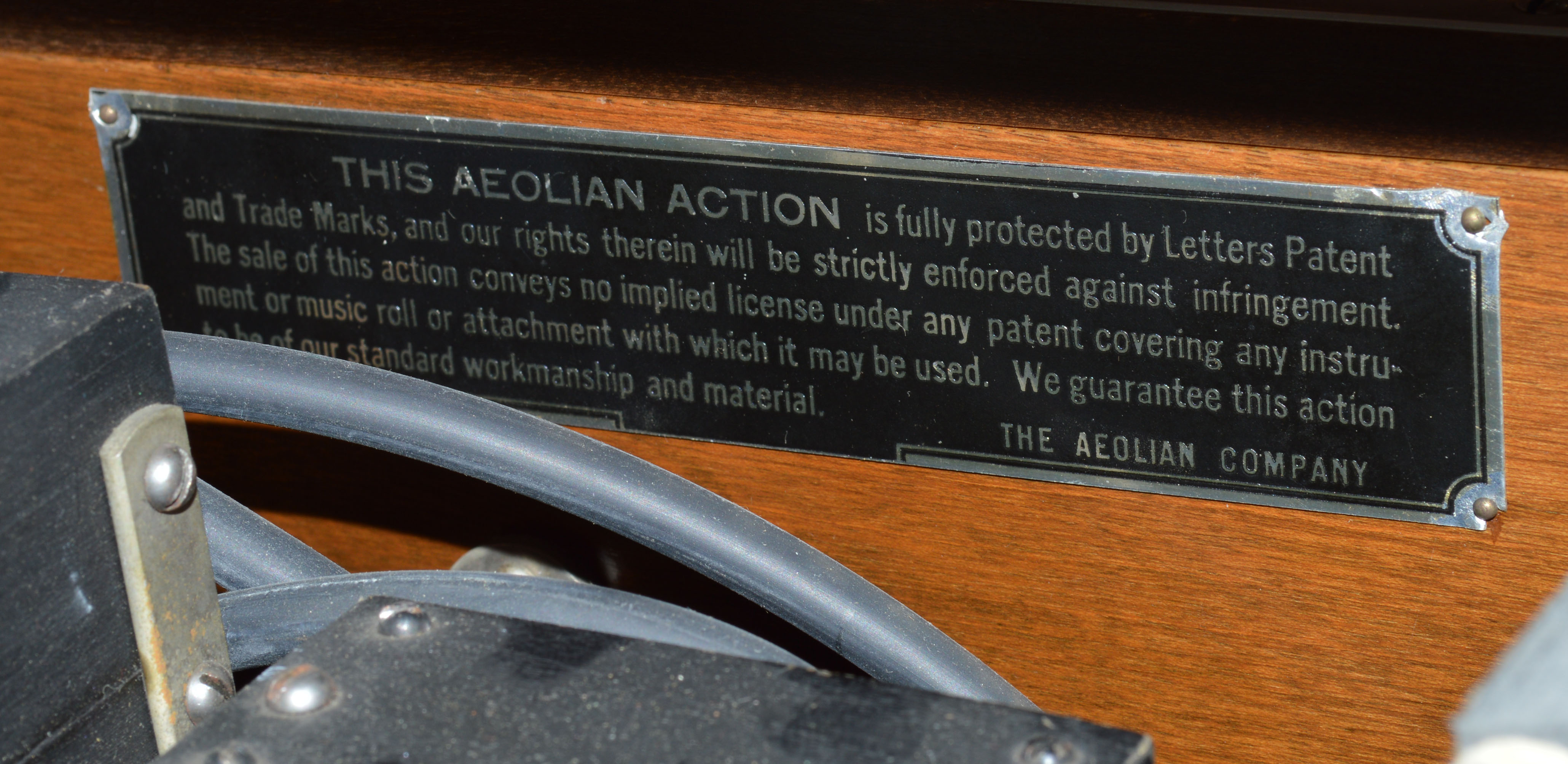 George Steck Player Baby Grand Piano and Bench