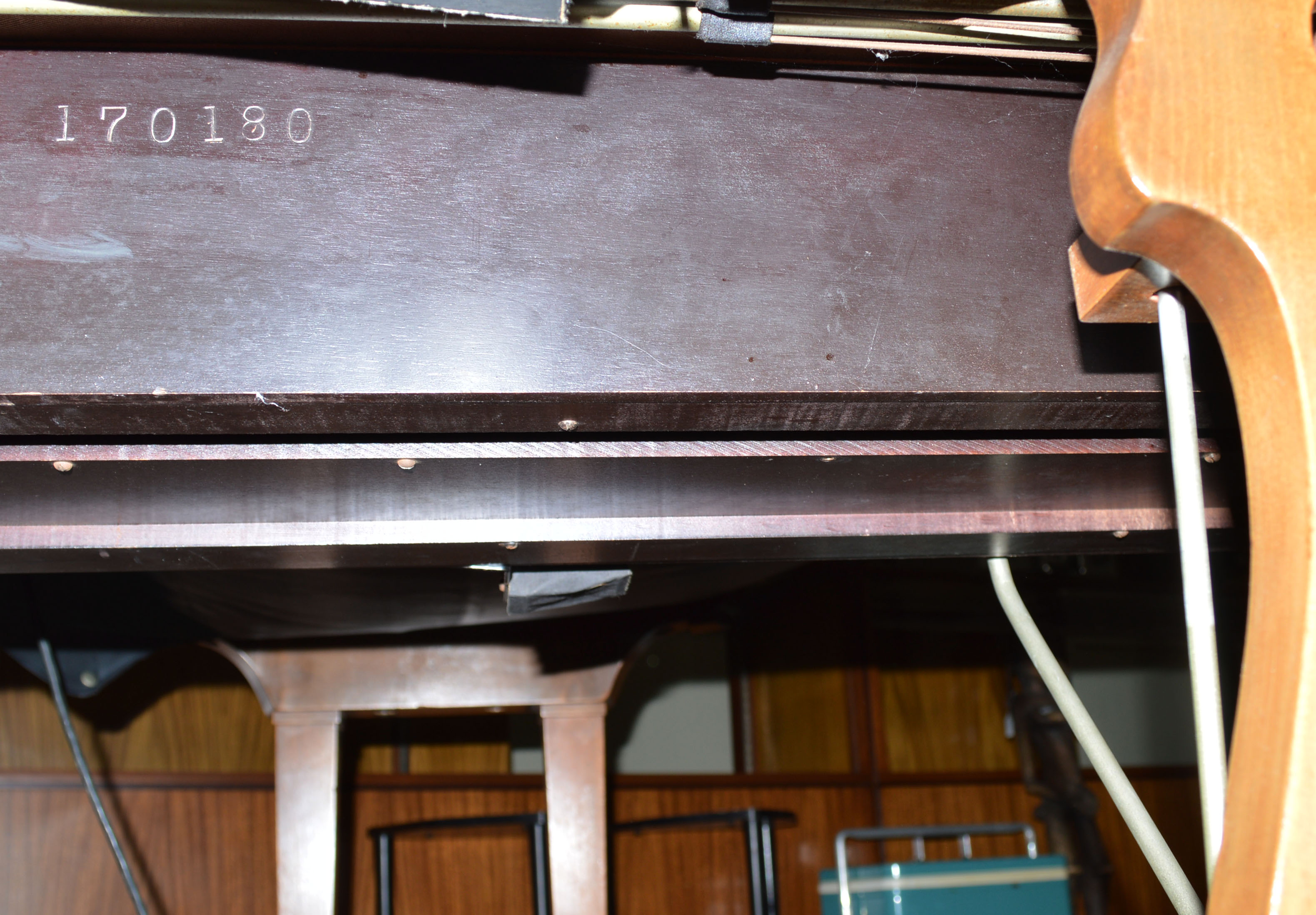 George Steck Player Baby Grand Piano and Bench