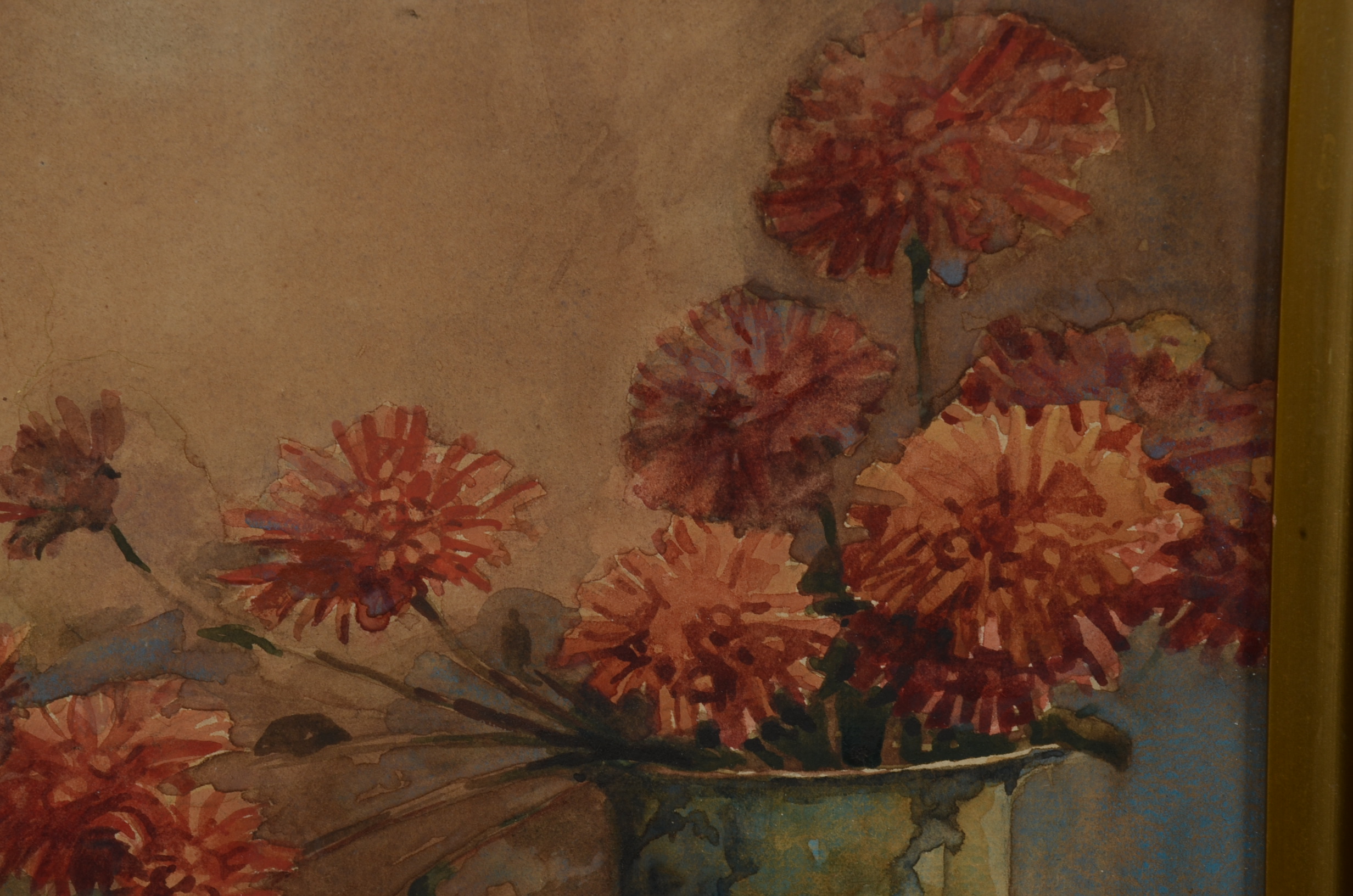 Original Watercolor "Still Life on Desk" by Harriet Kirkpatrick