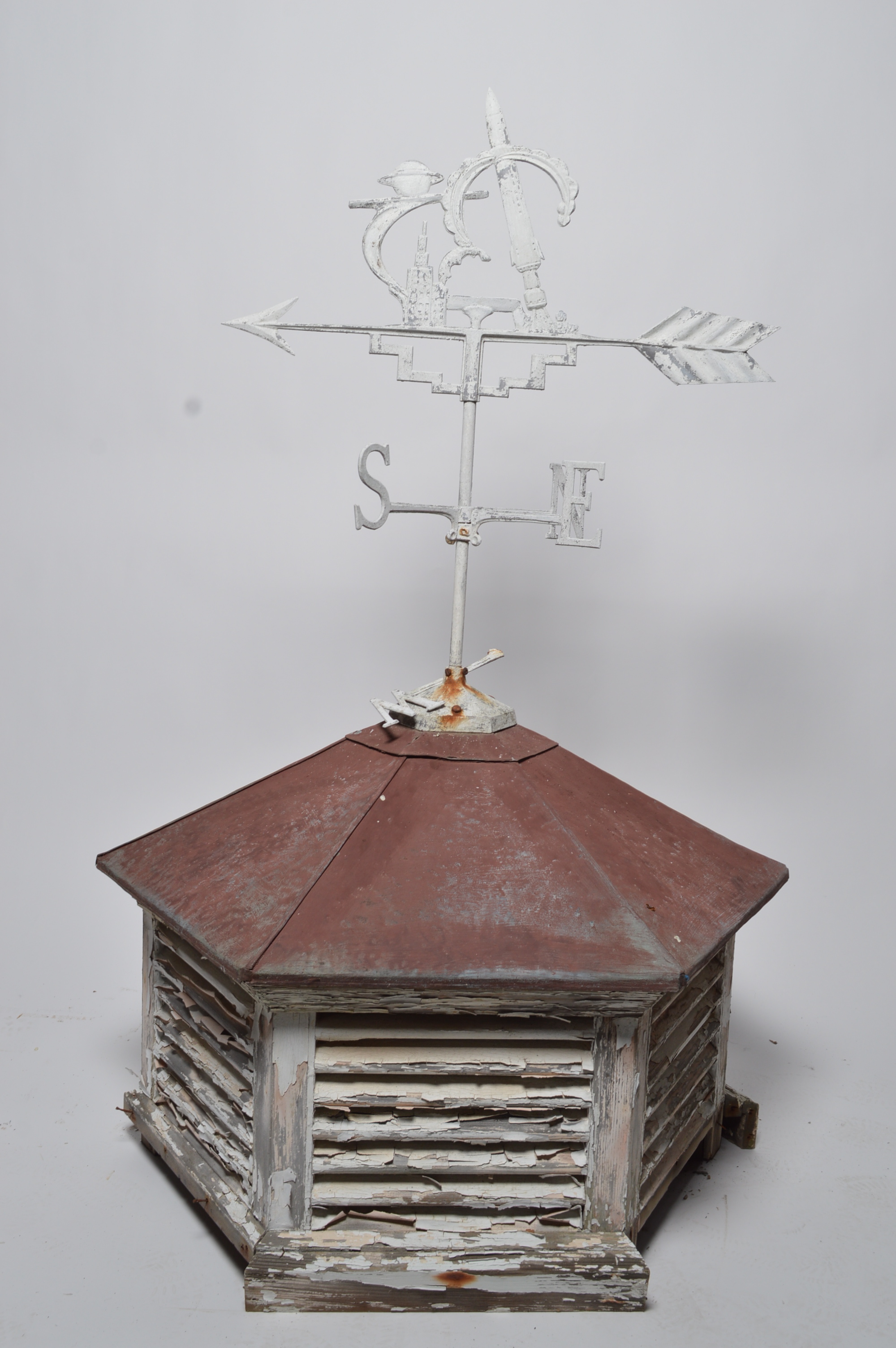 Cupola with a Space Theme Weathervane