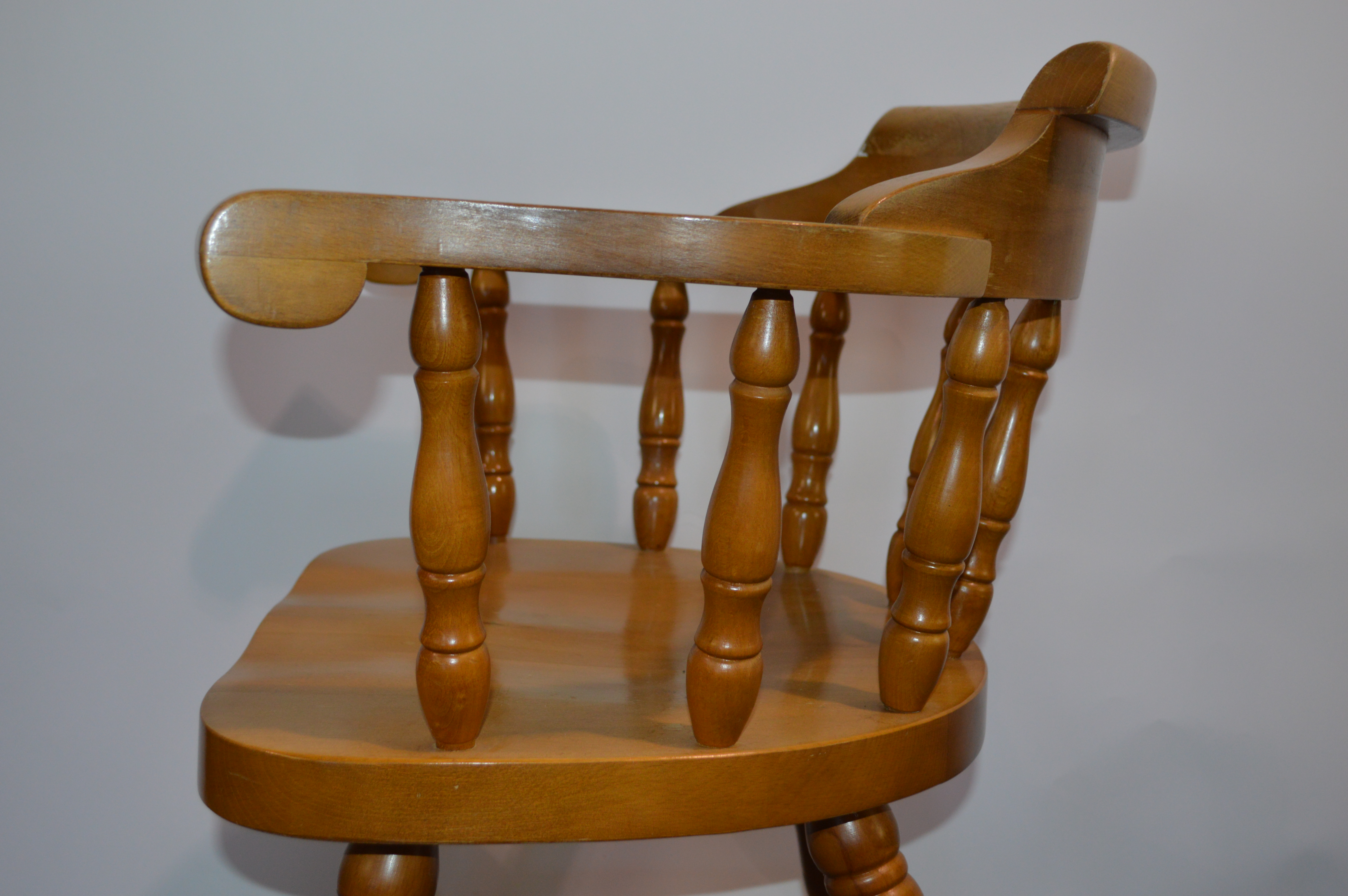 Early American - Style Maple Armchair