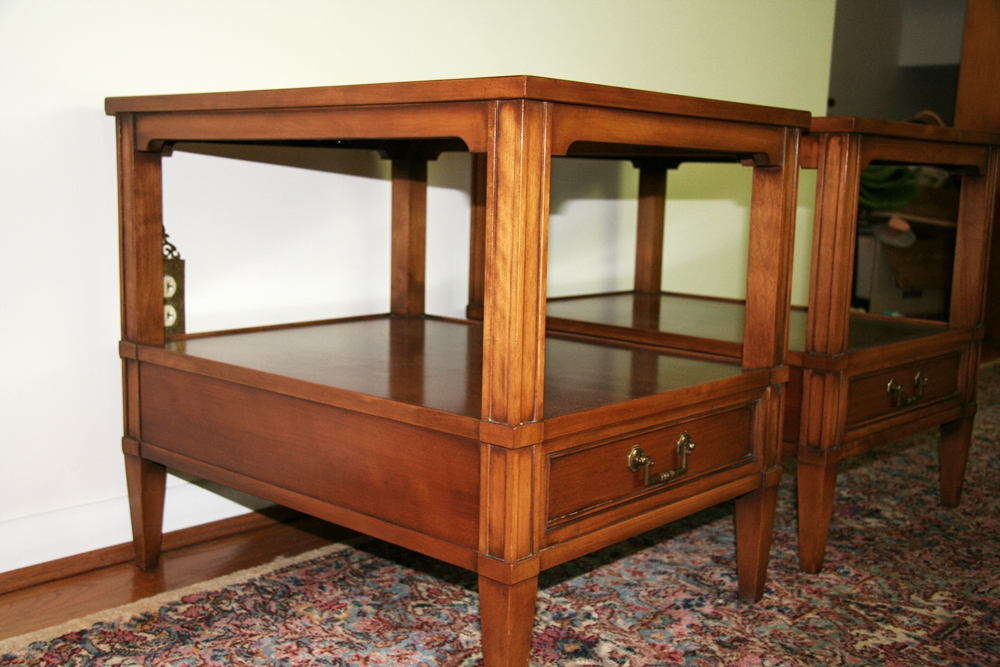 Vintage Hekman Furniture End Tables