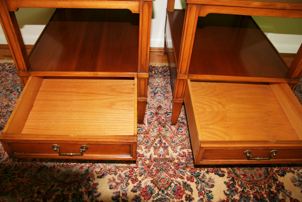 Vintage Hekman Furniture End Tables