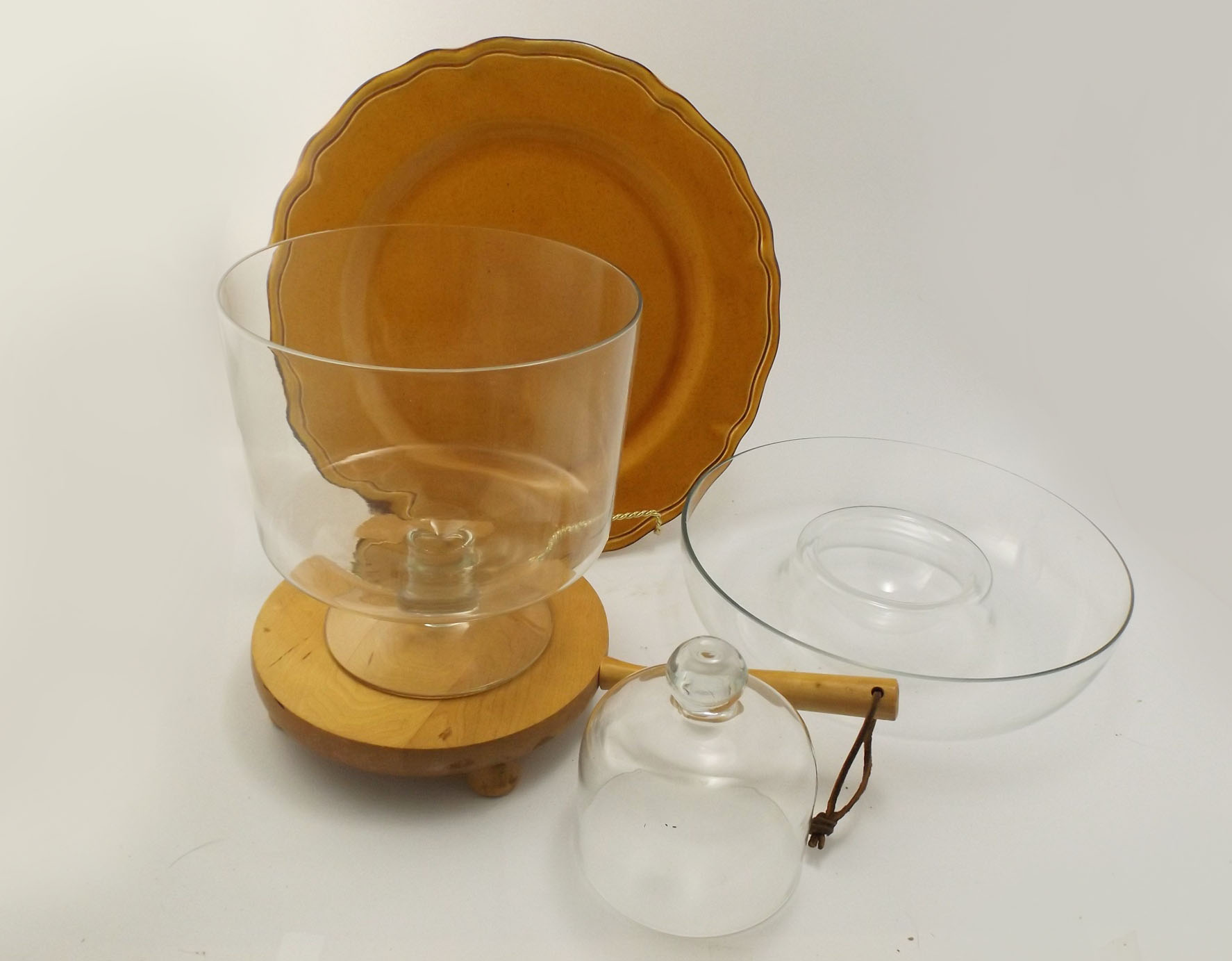 French Terre Provence Platter, Trifle Bowl and Kitchenalia Group