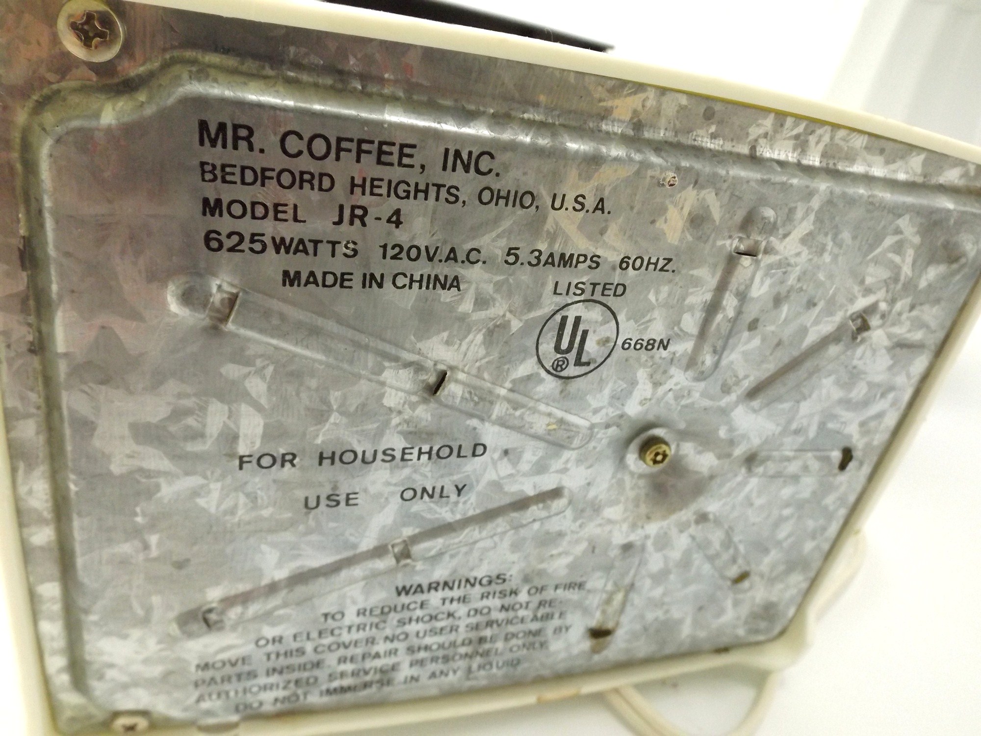 Coffee Maker, Carafe and Ceramic Cup