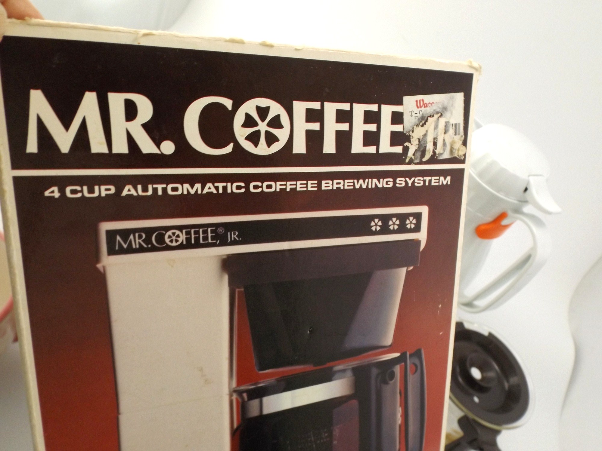 Coffee Maker, Carafe and Ceramic Cup