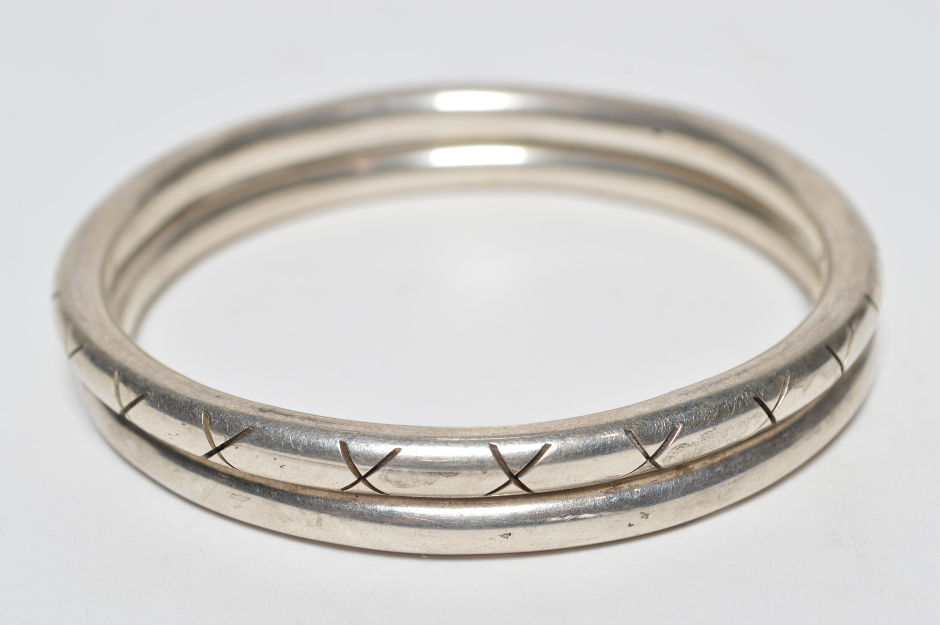 Vintage Sterling Silver Mexican Bangles