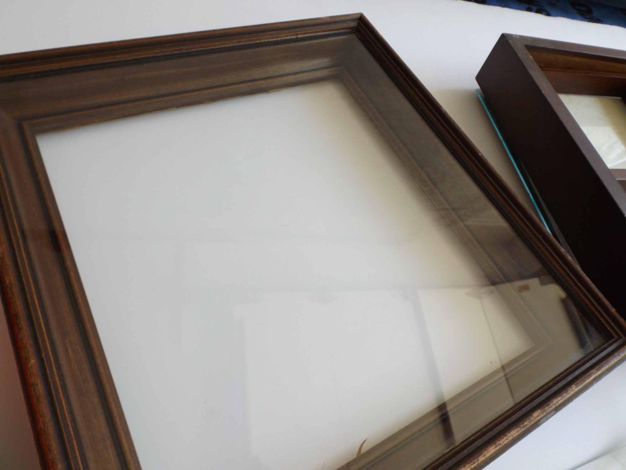Group of Frames with Two Vintage Shadow Boxes