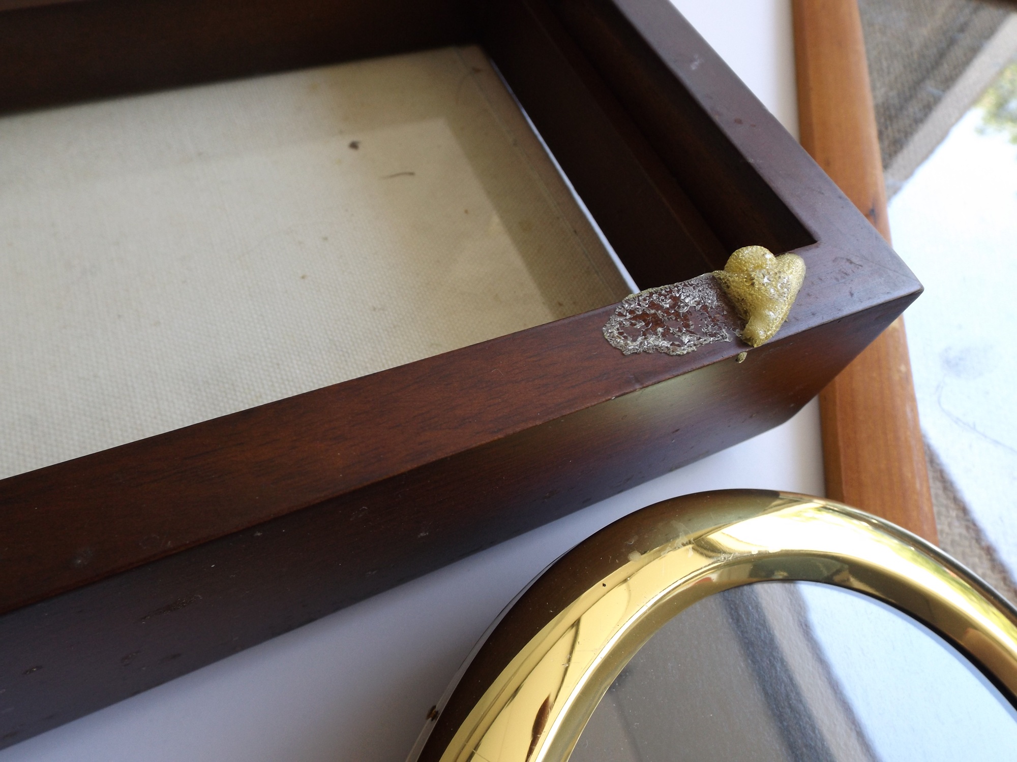 Group of Frames with Two Vintage Shadow Boxes