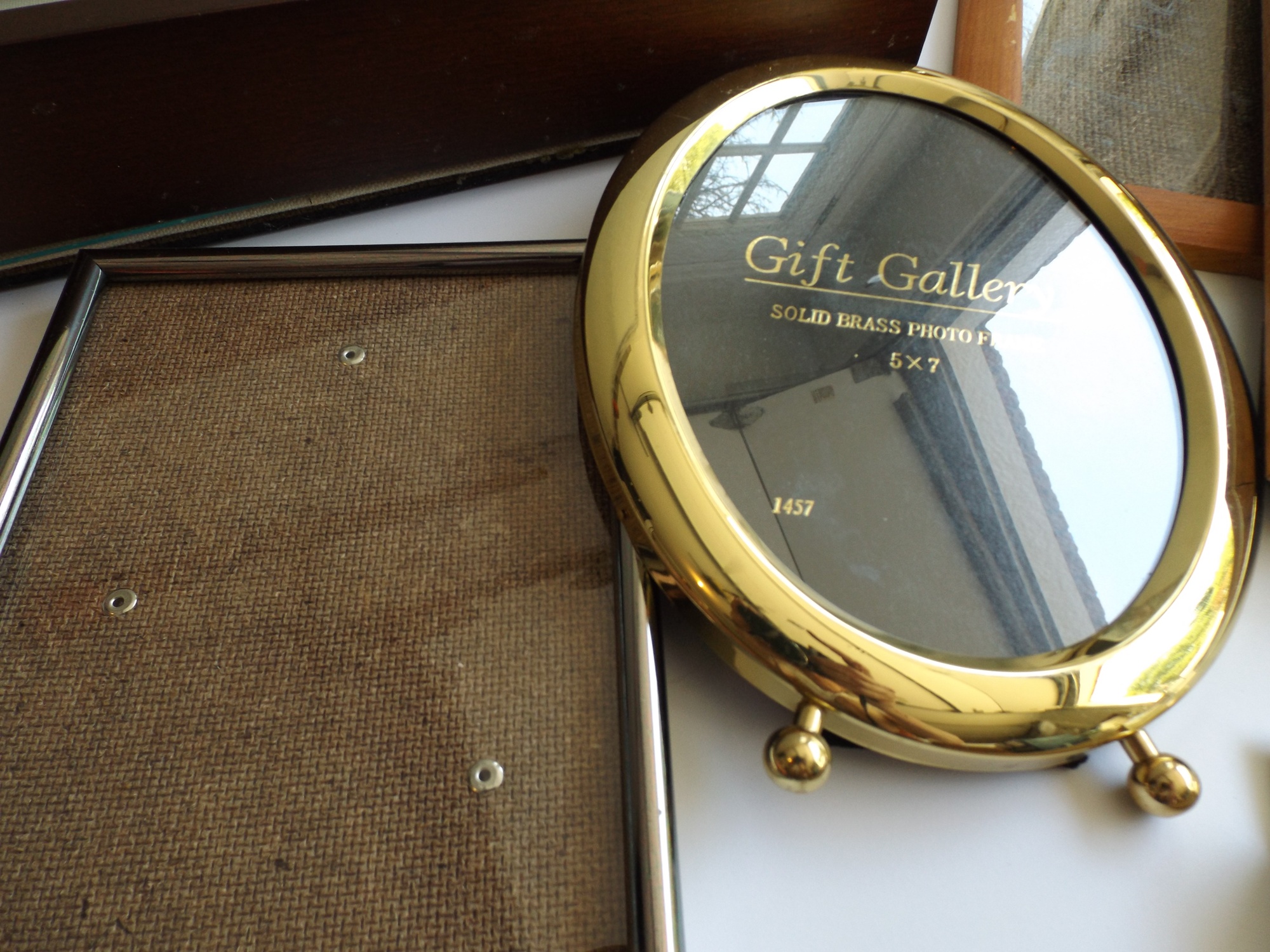 Group of Frames with Two Vintage Shadow Boxes