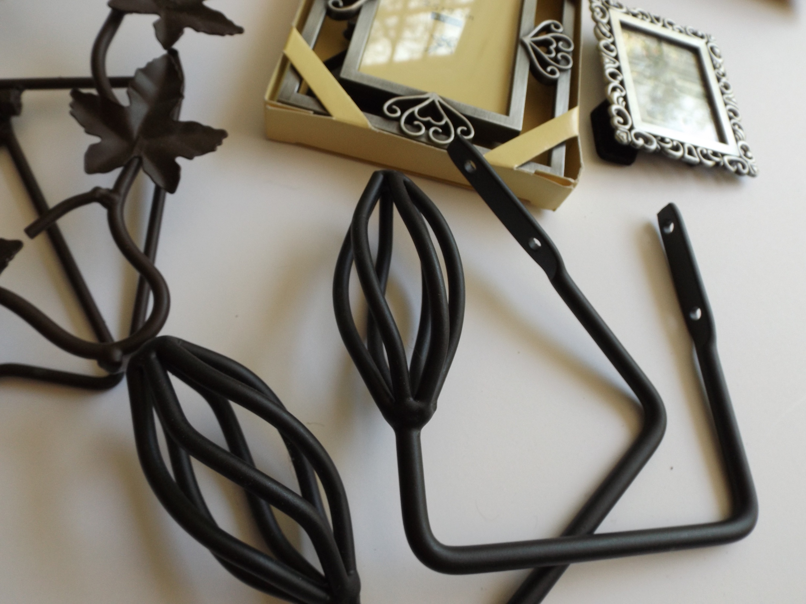 Group of Frames with Two Vintage Shadow Boxes