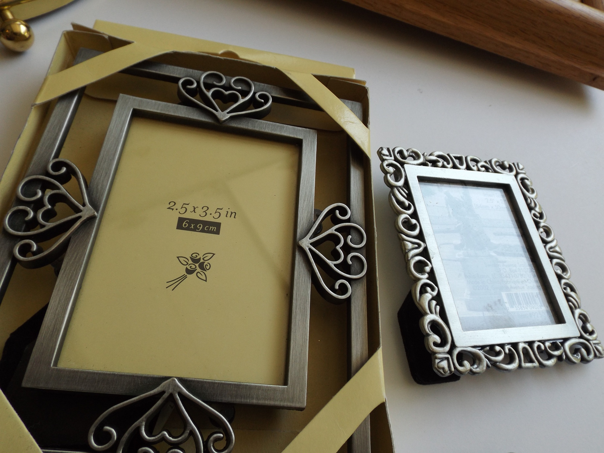 Group of Frames with Two Vintage Shadow Boxes