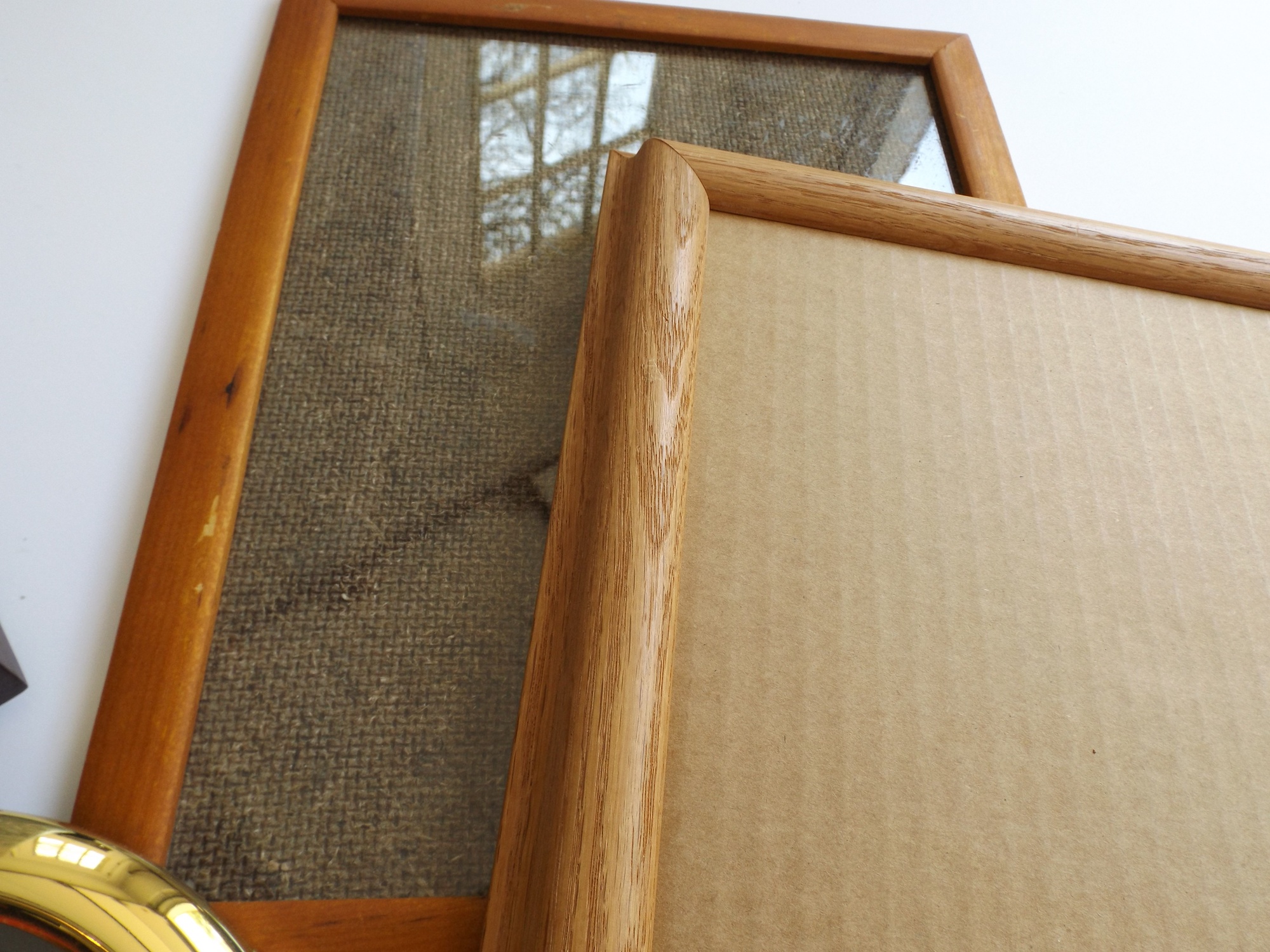 Group of Frames with Two Vintage Shadow Boxes