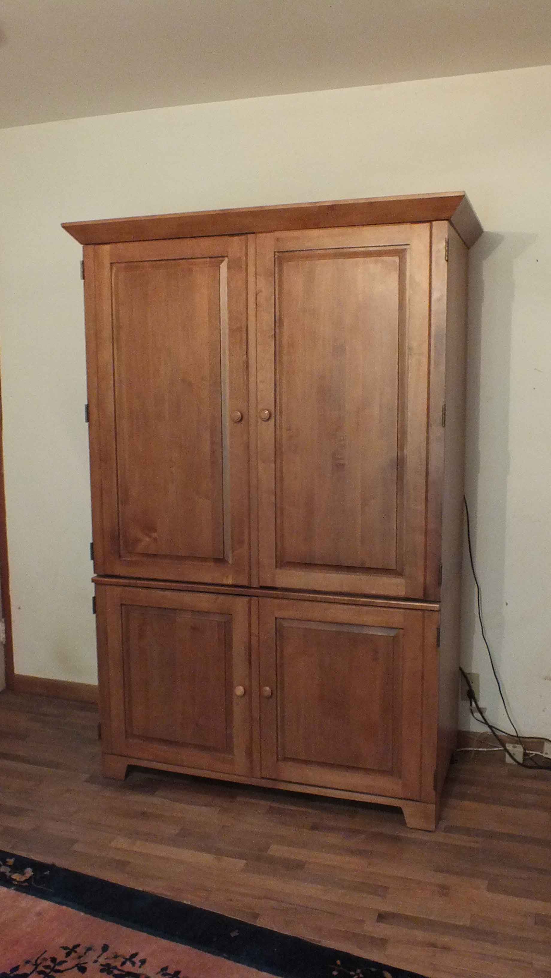 Ethan Allen "Hide a Desk" Armoire