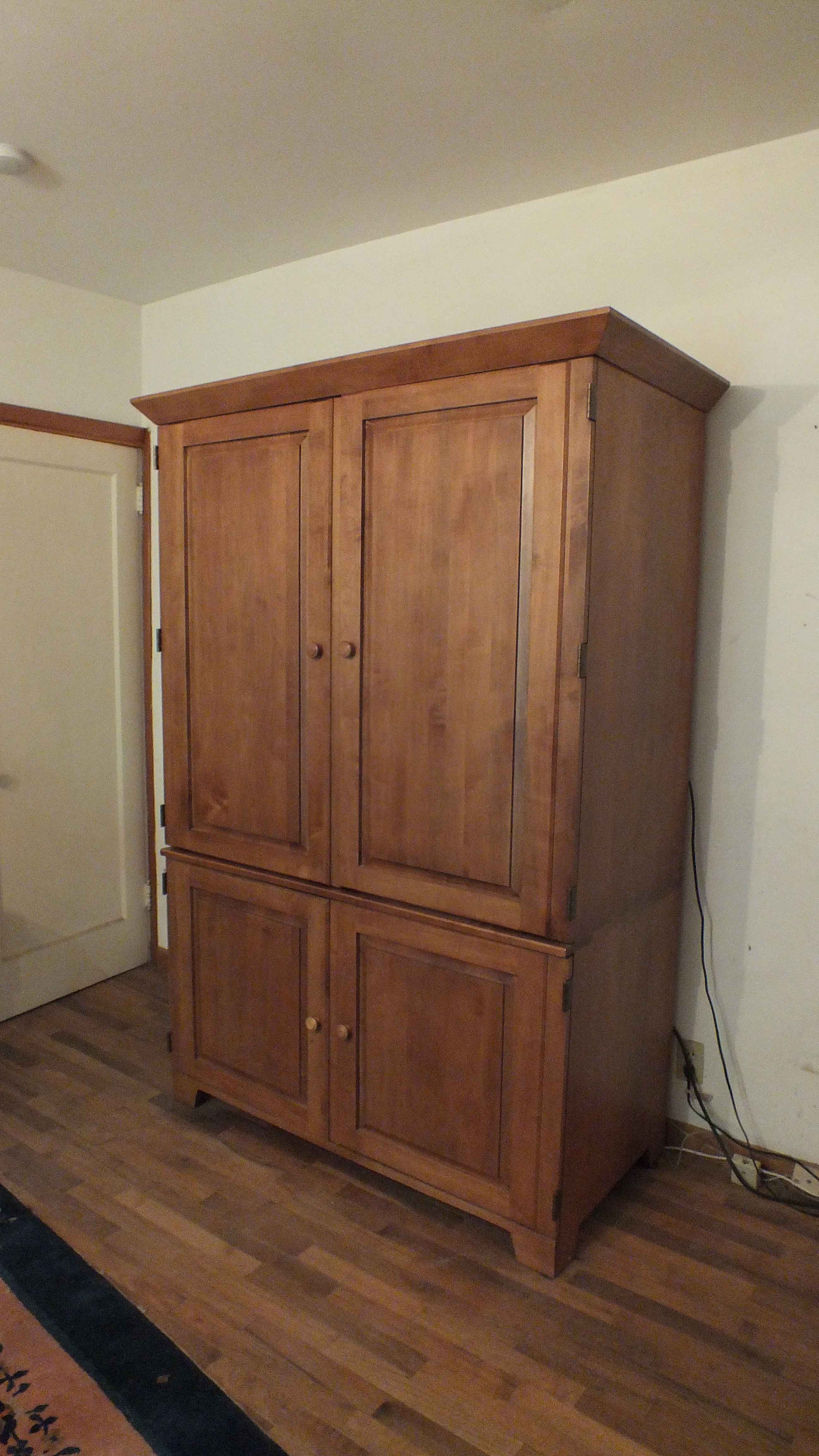 Ethan Allen "Hide a Desk" Armoire