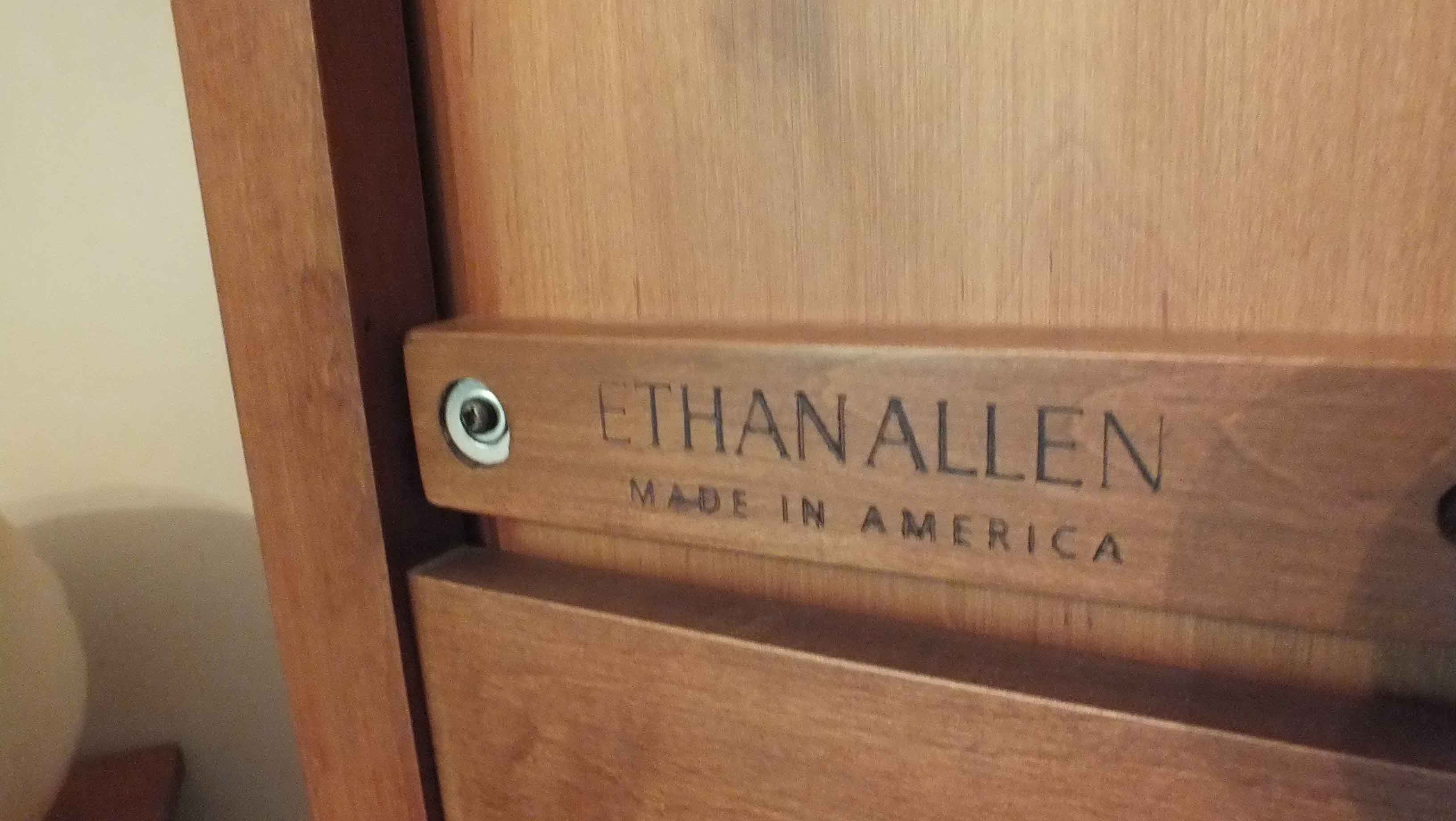 Ethan Allen "Hide a Desk" Armoire