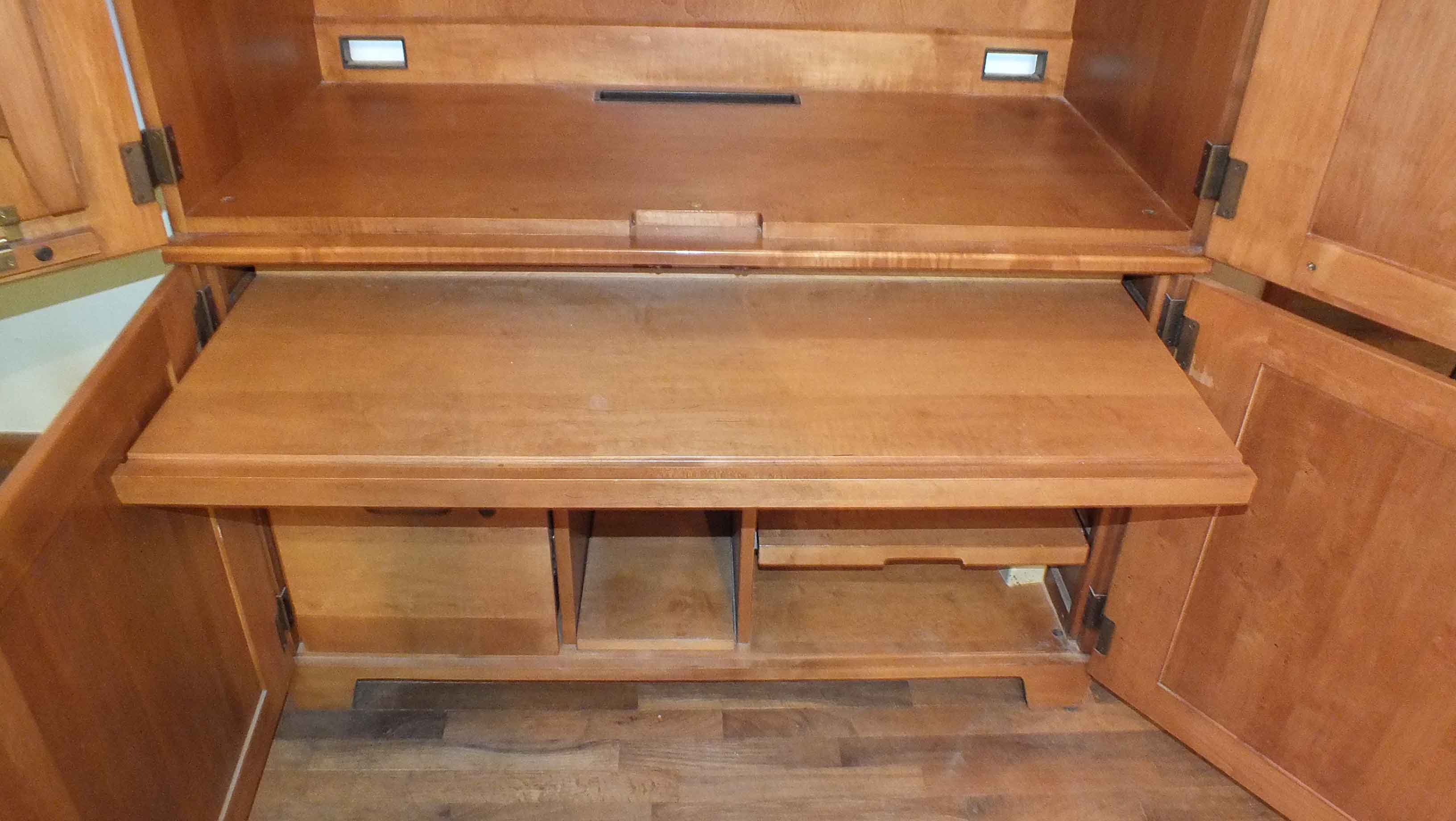 Ethan Allen "Hide a Desk" Armoire