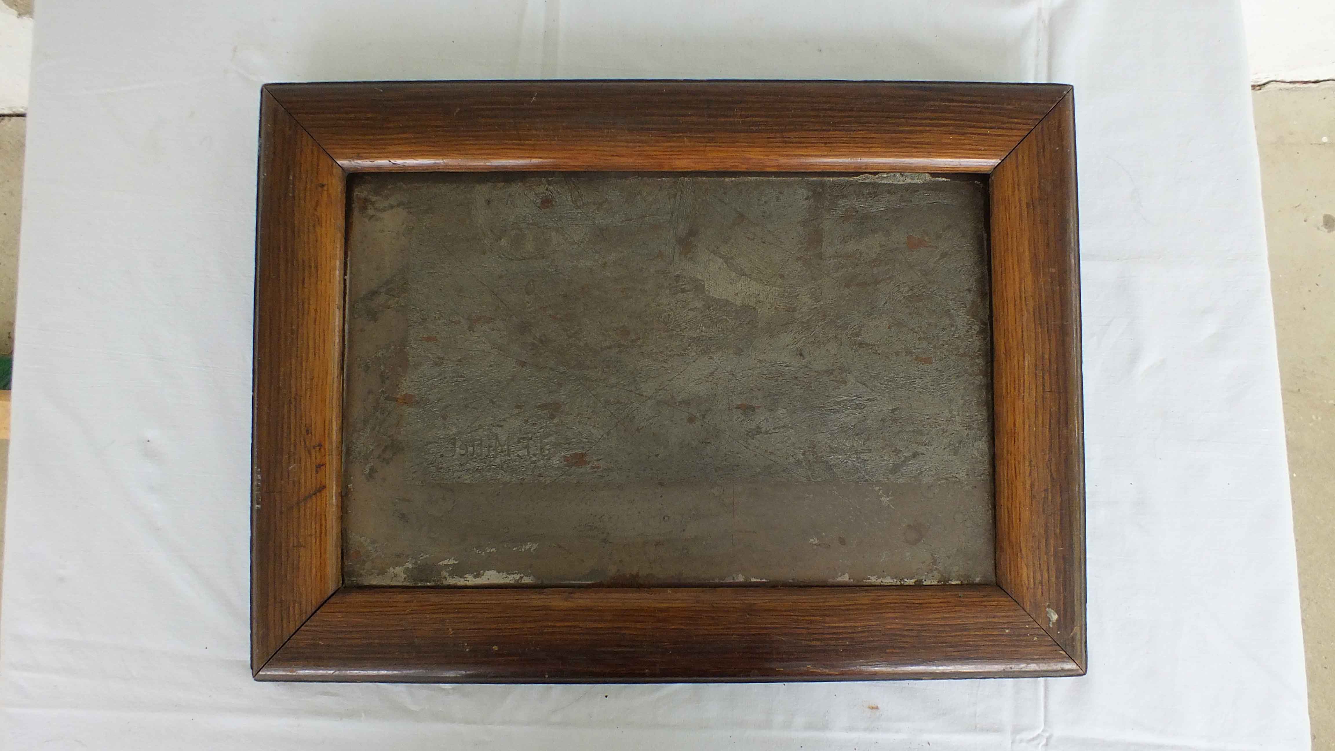 Older Etched Plate after Jean Francois Millet's, "The Angelus"