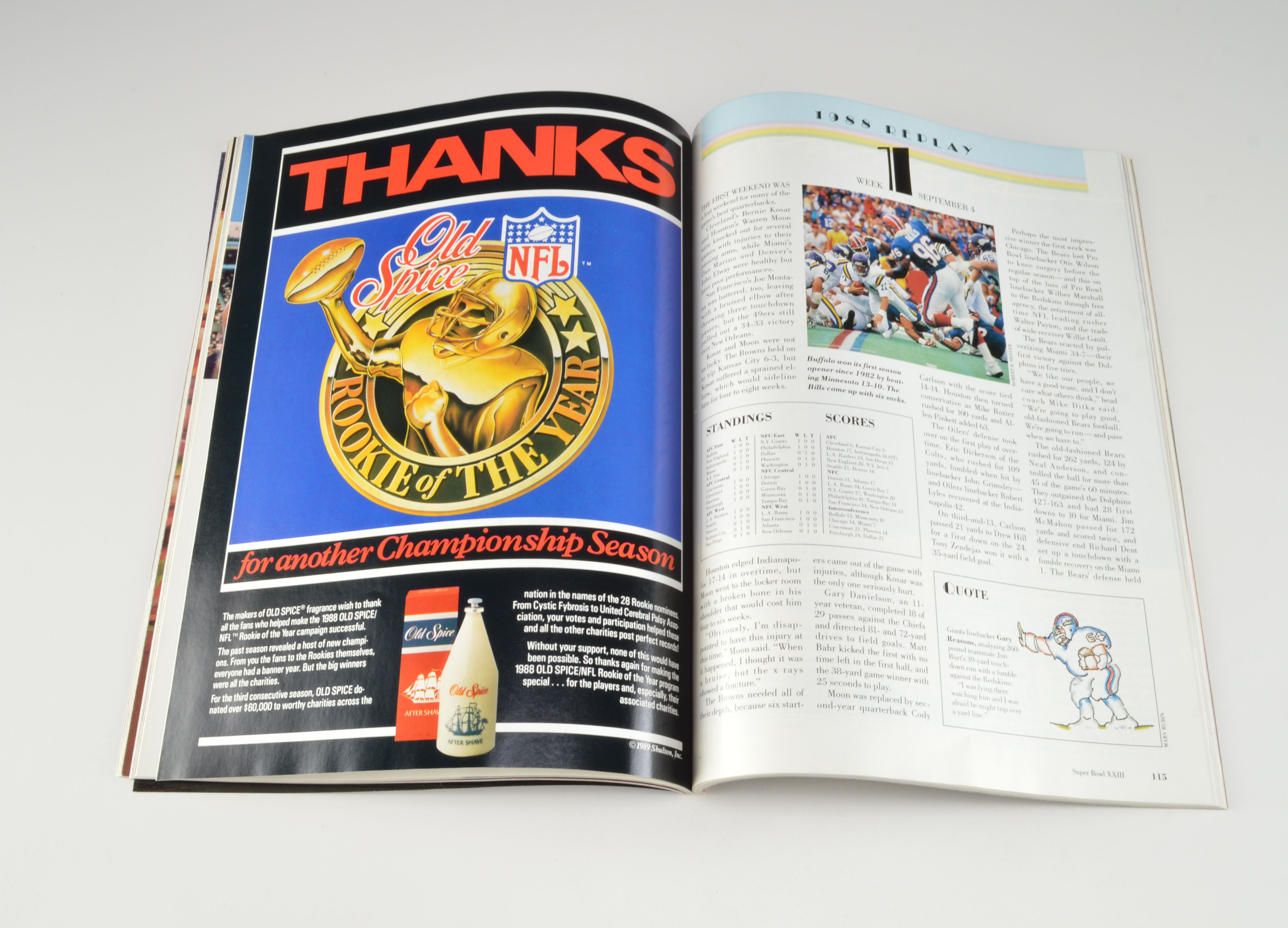 Super Bowl XXIII Program Plus Vintage Bengals Playing Cards