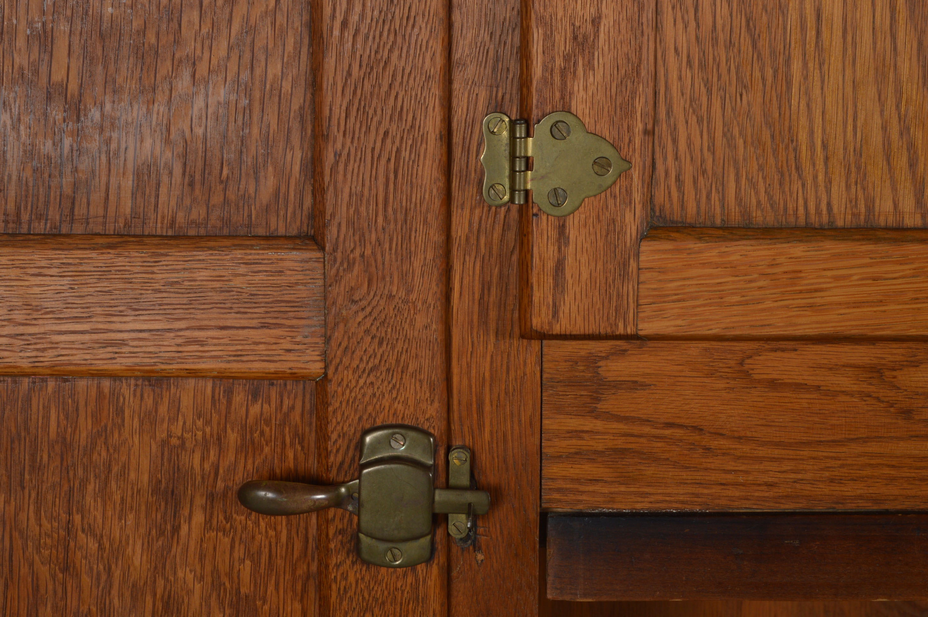 Hoosier Style Oak Wilson Kitchen Cabinet