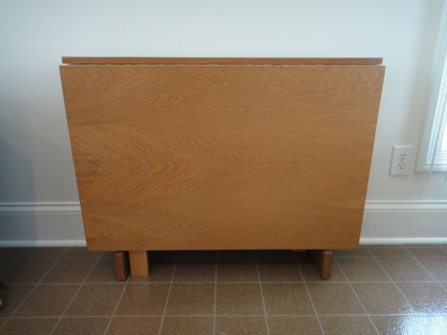 Mid-Century Danish Drop Leaf Teak Table with Gateleg